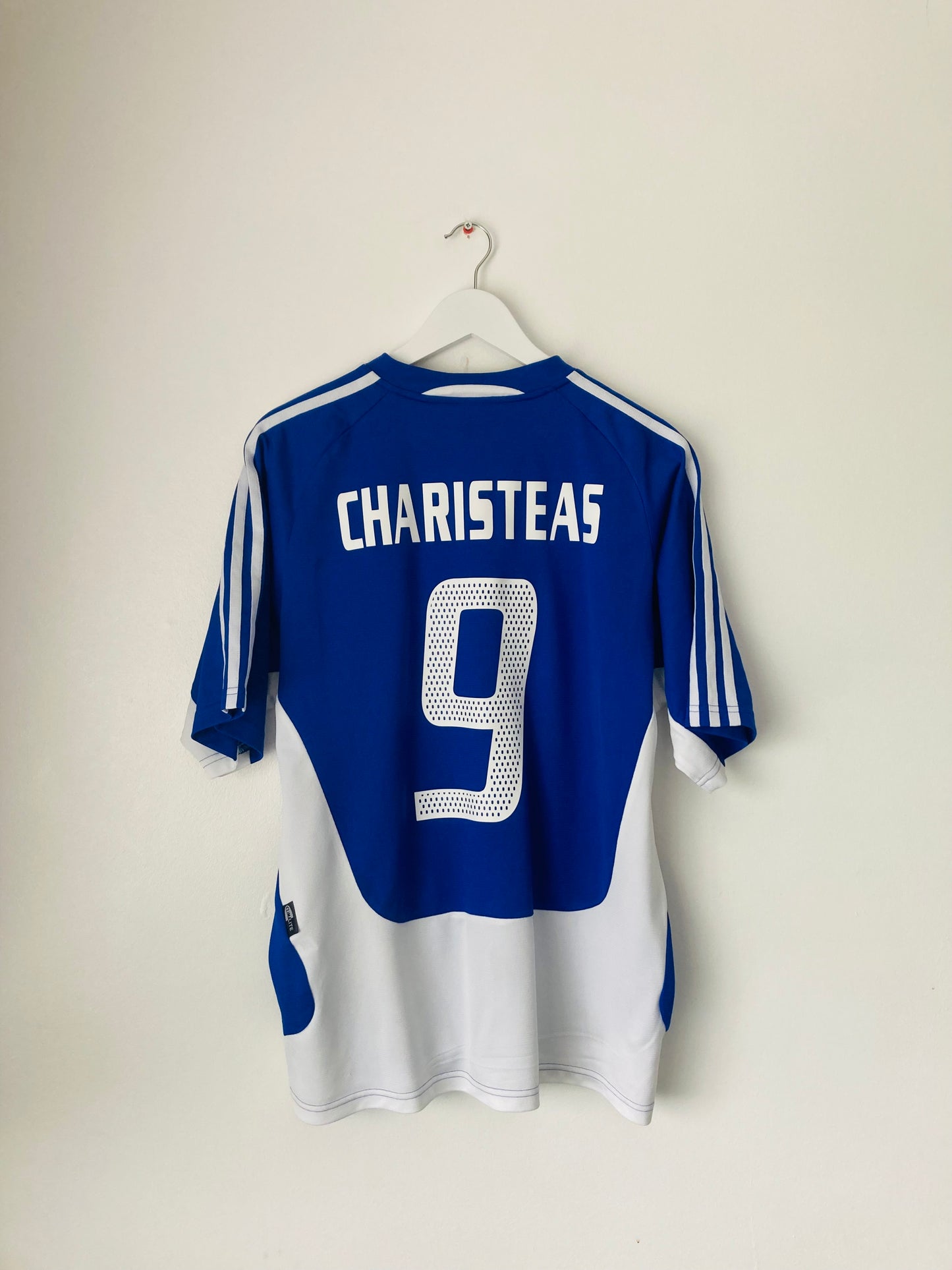 Greece home football shirt Euro 2004 Charisteas Large