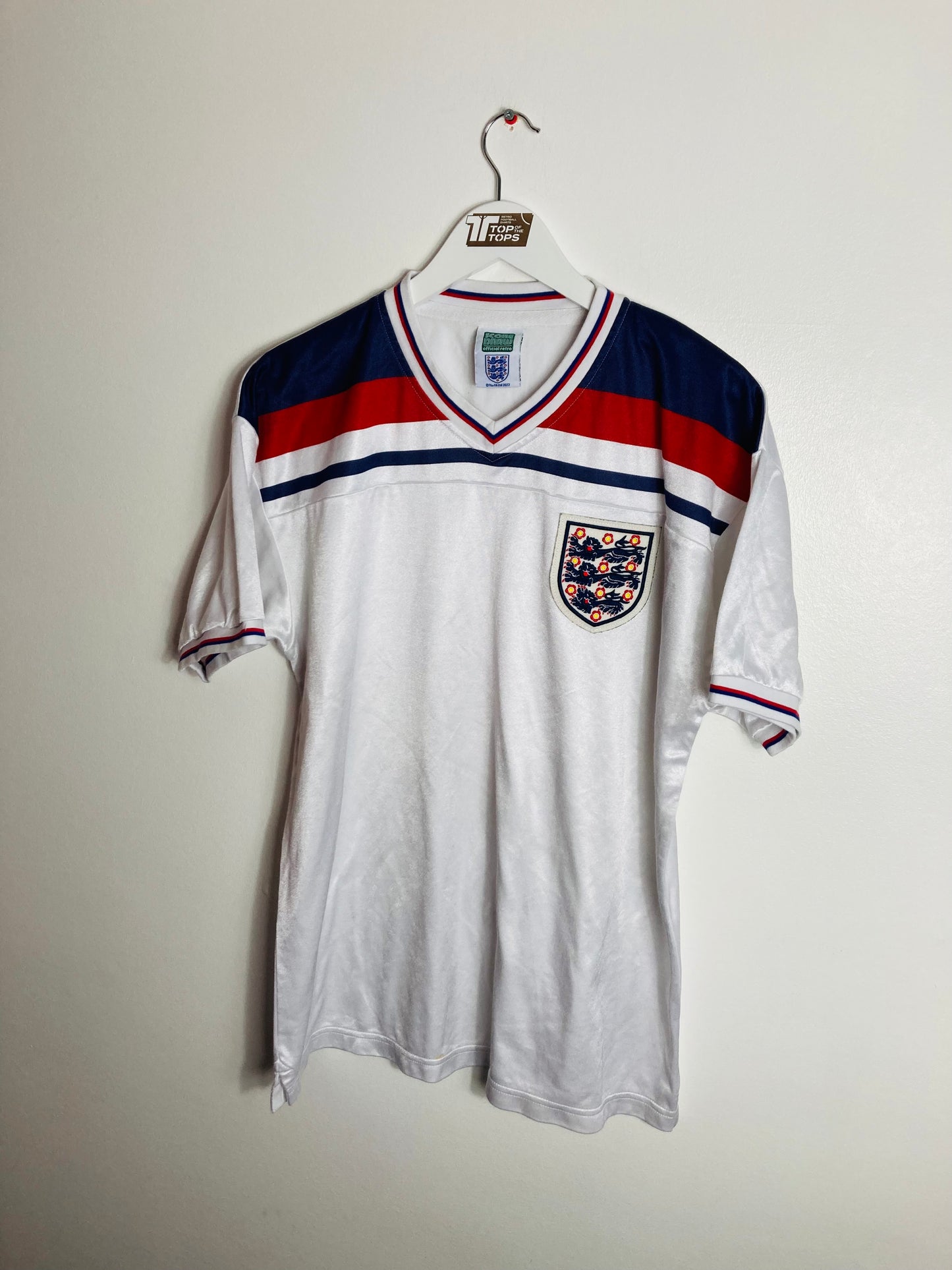 England scoredraw home football shirt 1982