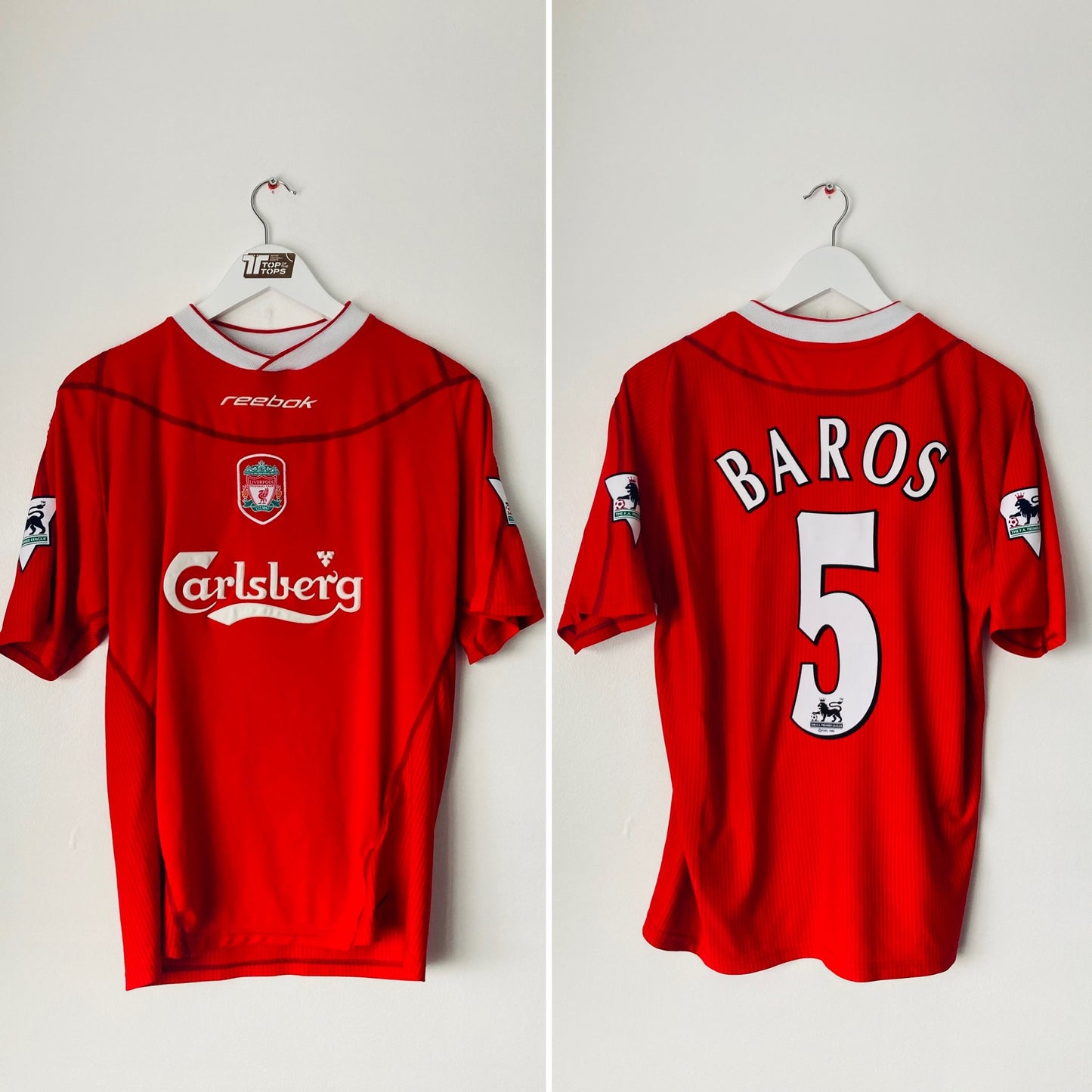 Liverpool home football shirt
2002/04 Baros Medium