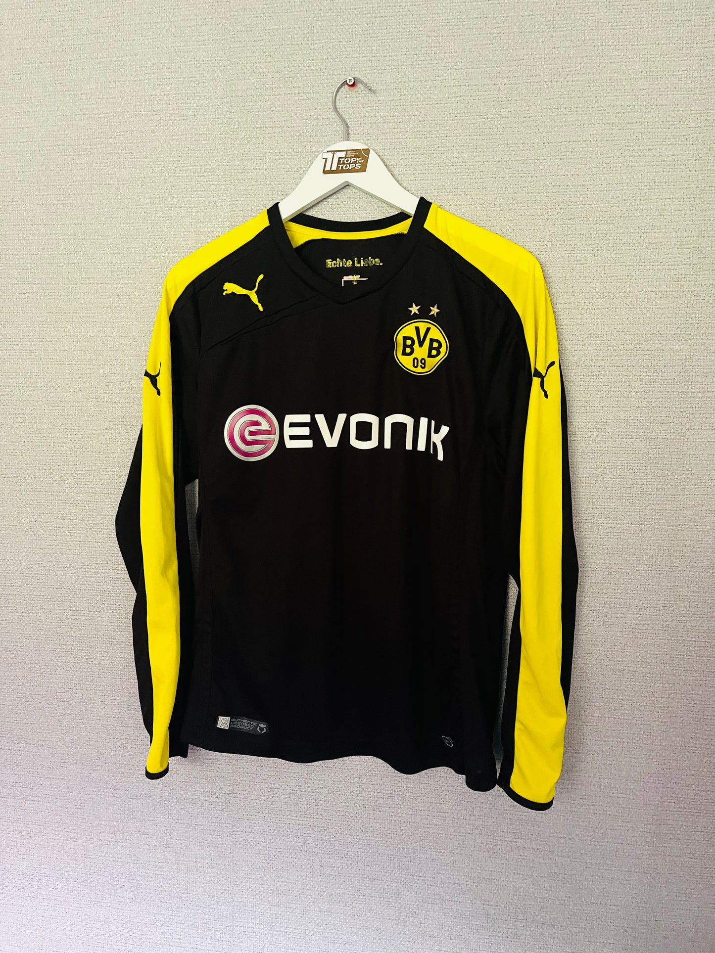 Borussia Dortmund away football shirt 2013/14 Reus Medium L/S