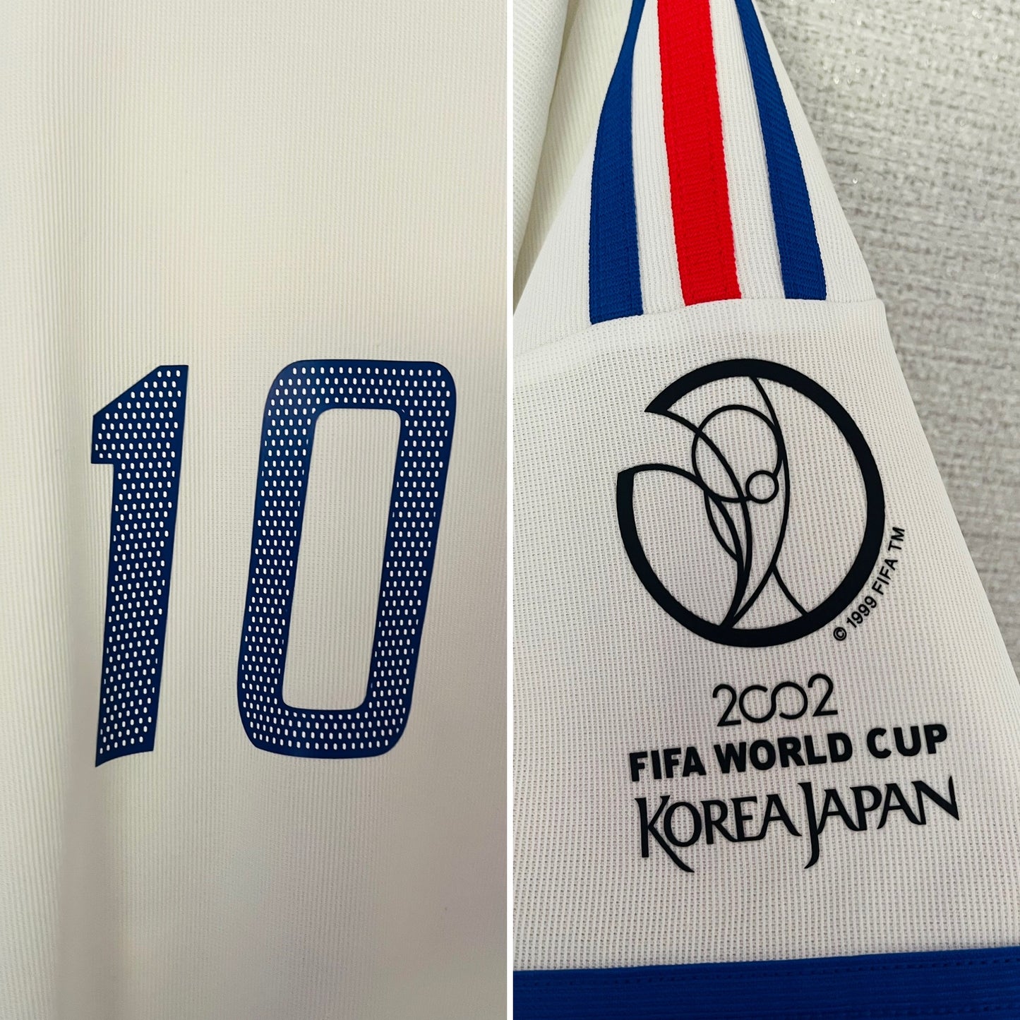 France away football shirt          W/C 2002 Zidane Large