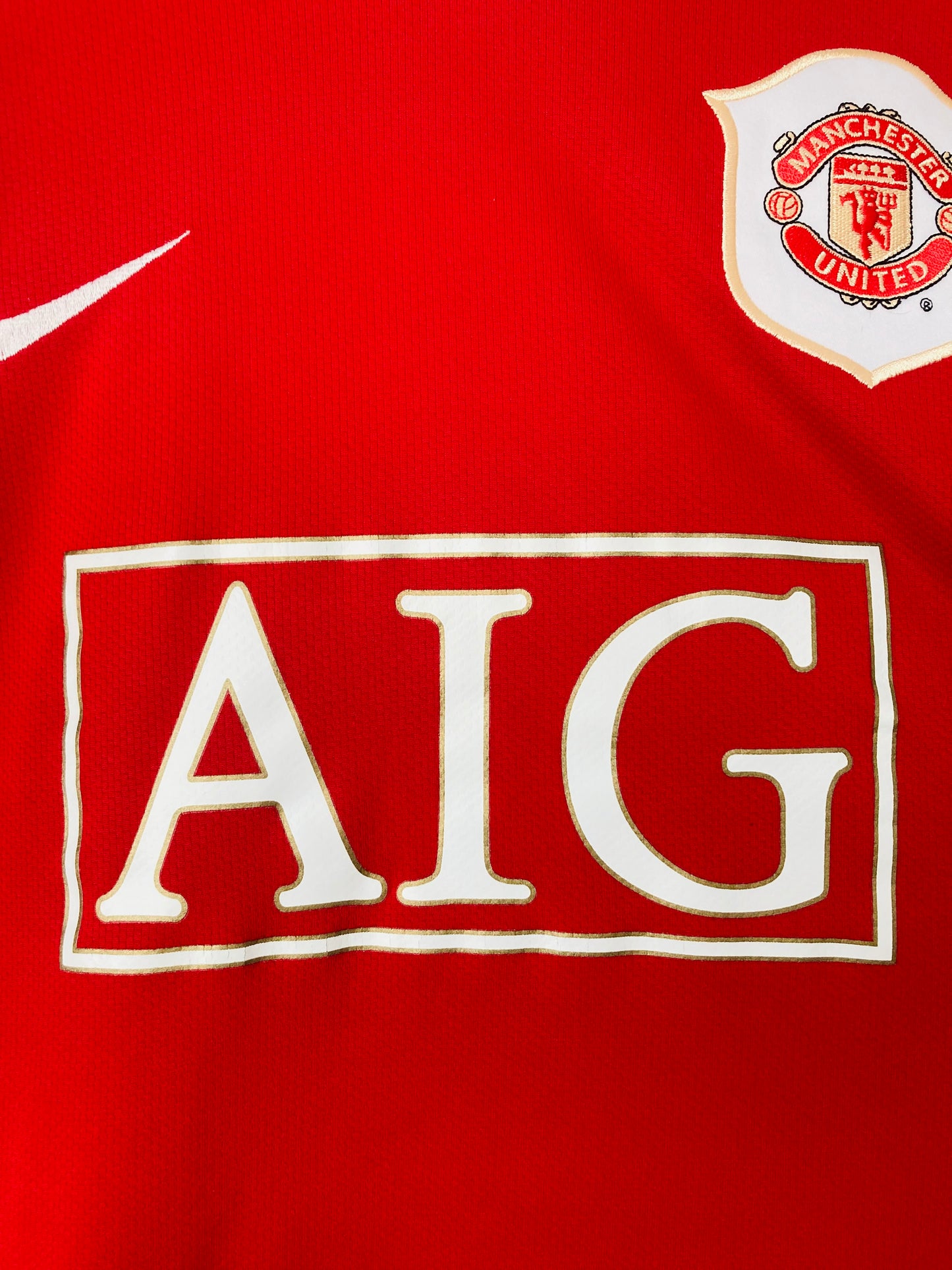 Manchester United home football shirt 2006/07 CR7 Medium