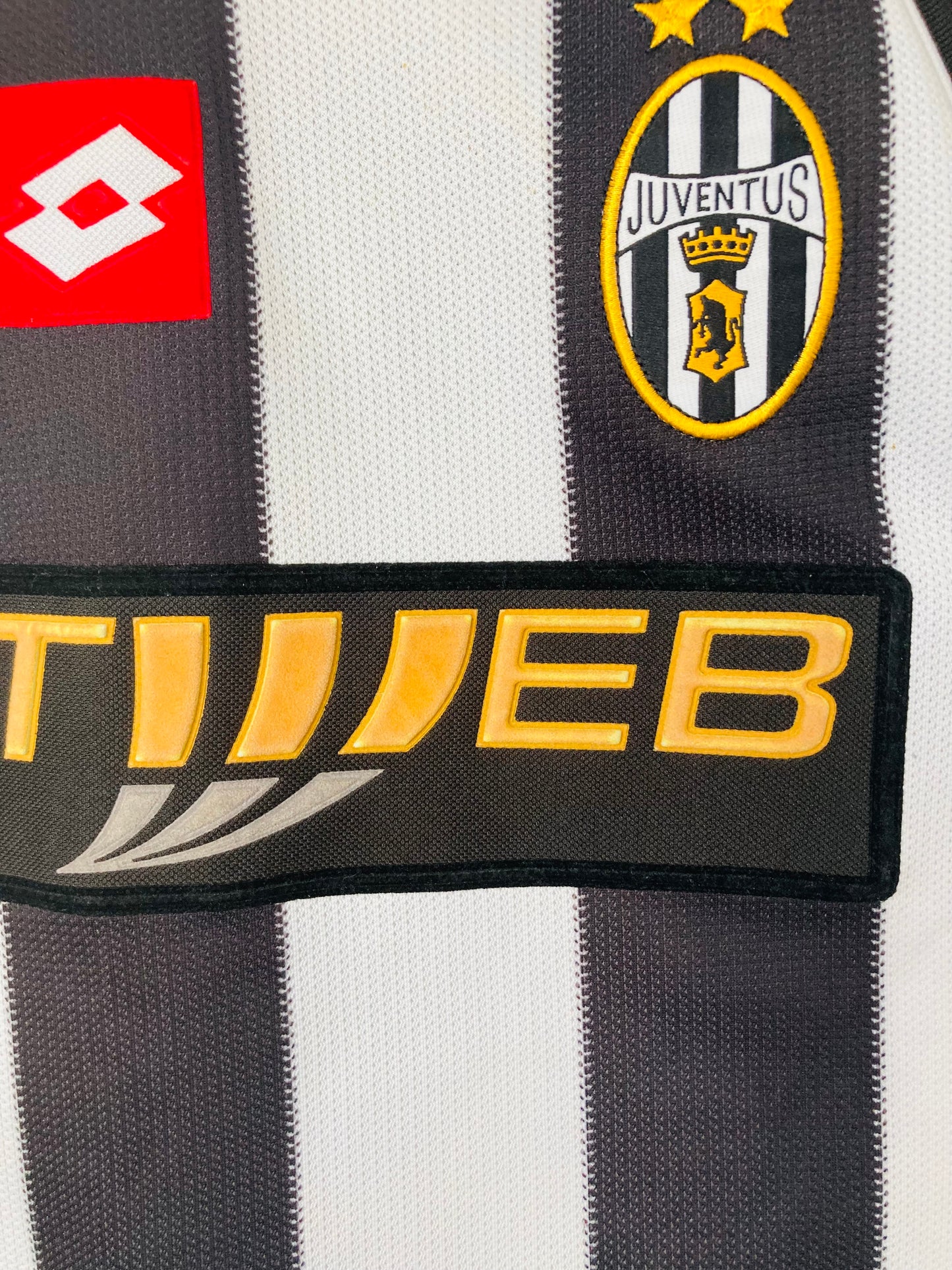 Juventus home football shirt 2002/03 Salas Large