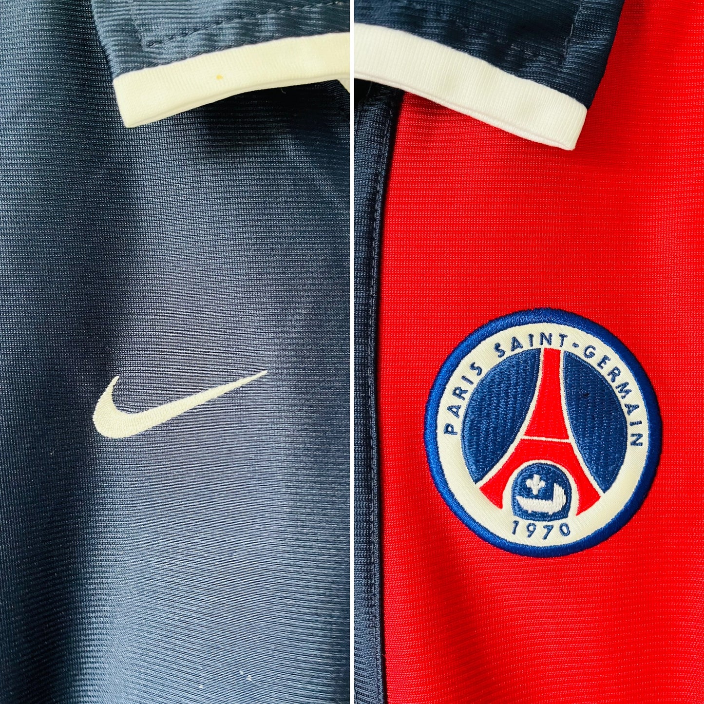 PSG home football shirt 2001/02 Ronaldinho Large