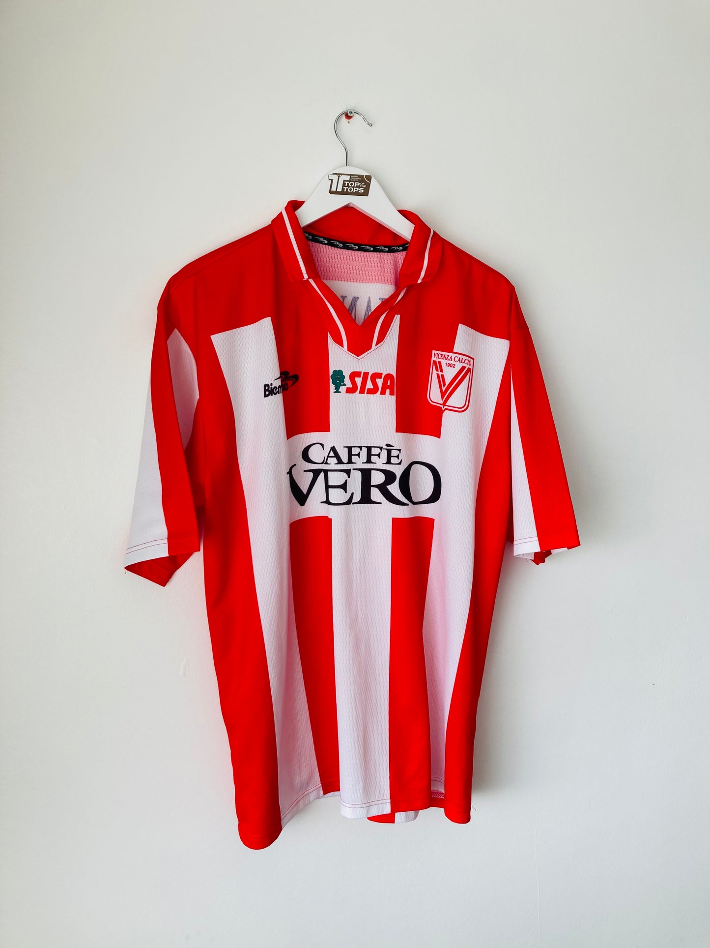 Vicenza home football shirt 2004/05 XL