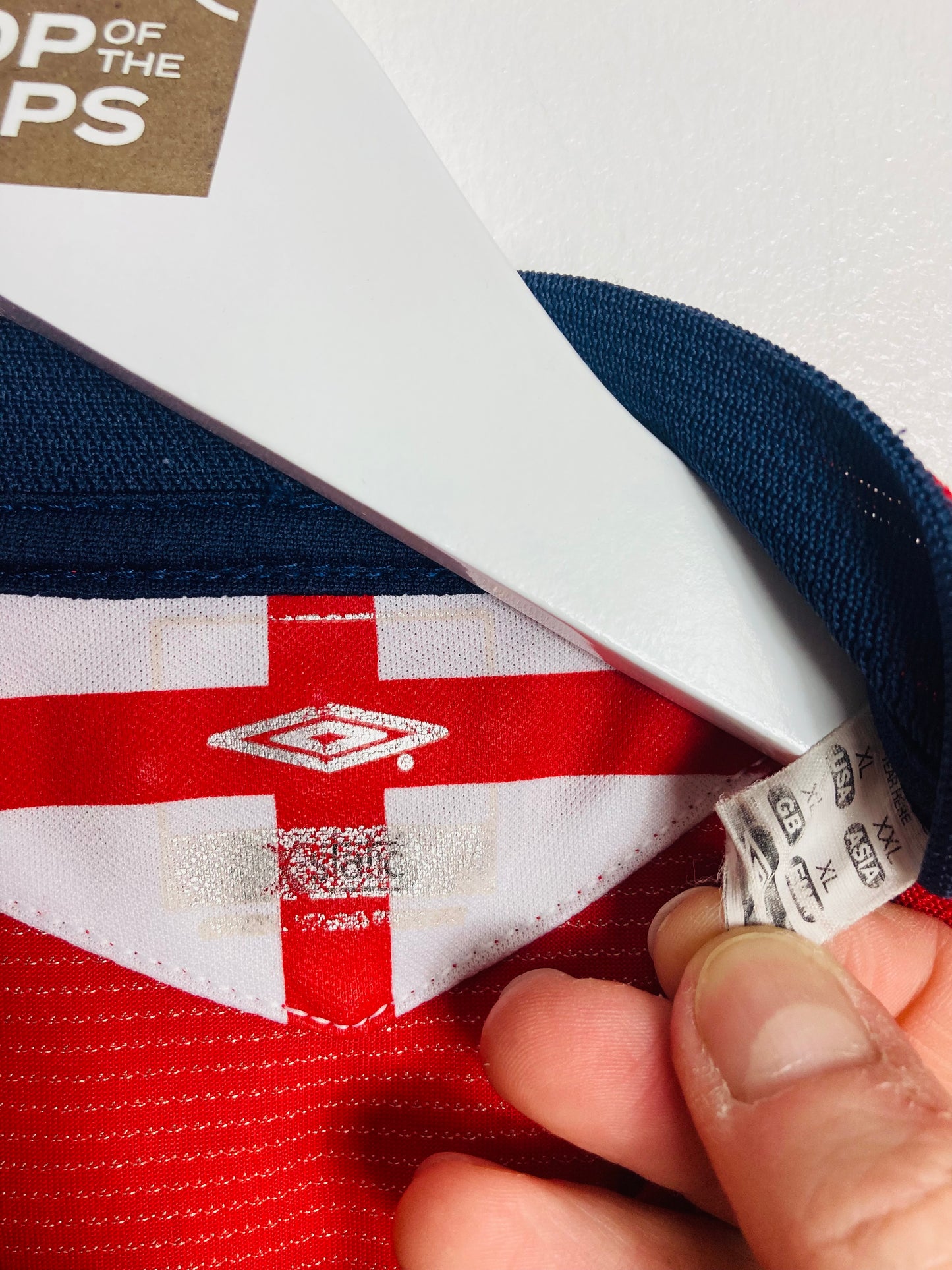 England away football shirt euro 2004 Beckham XL