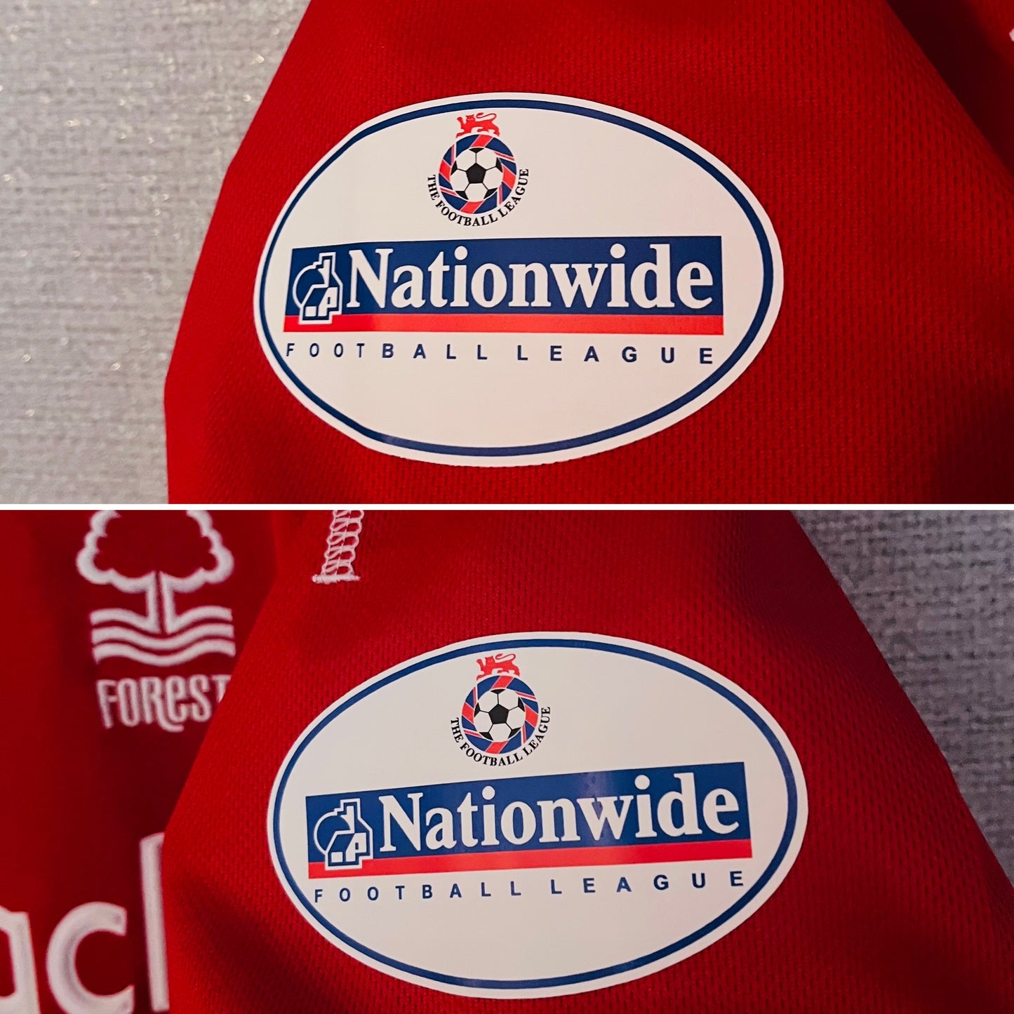 Nottingham Forest home football shirt 2002/03 Walker Large