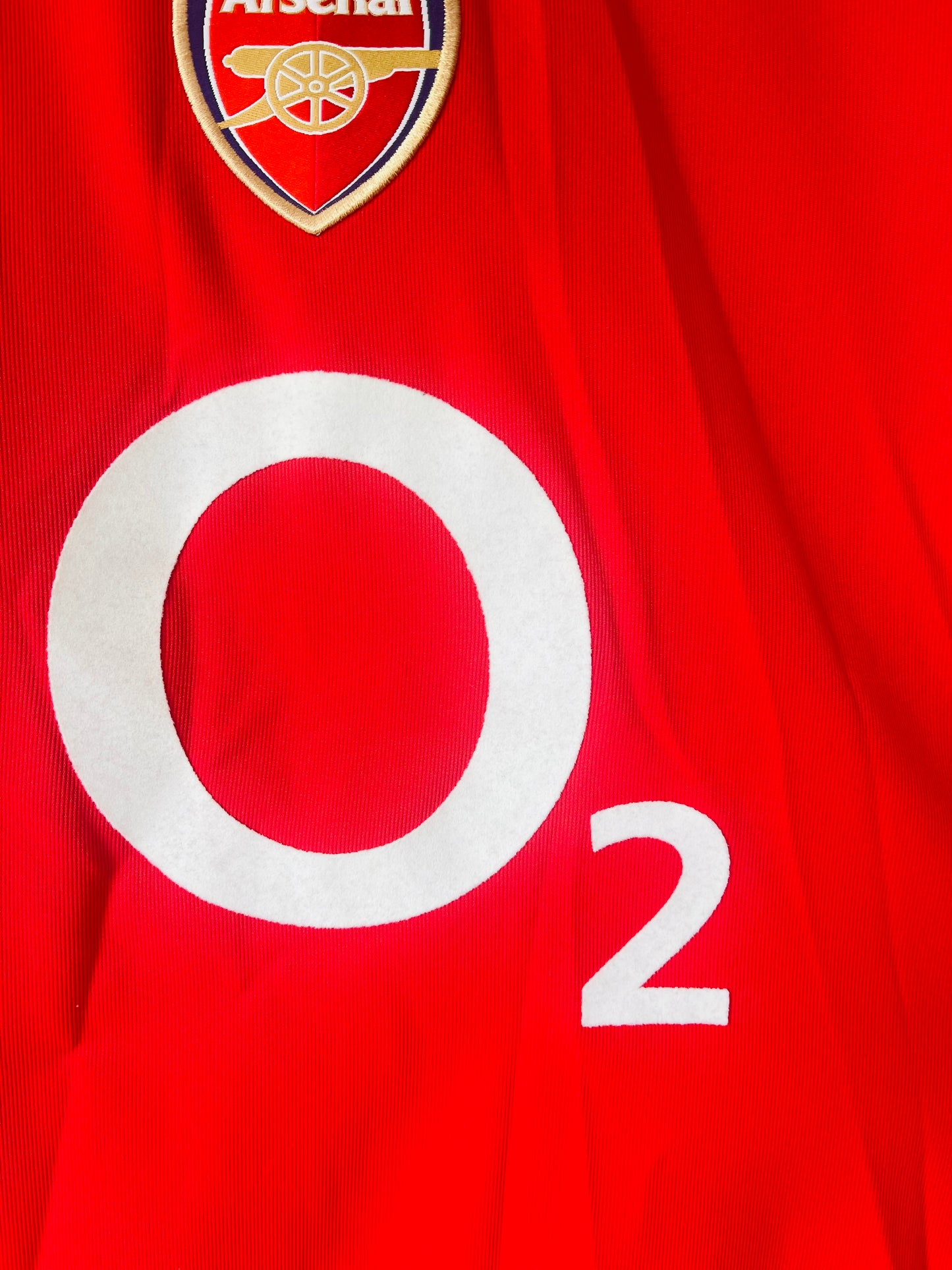 Arsenal home football shirt 2004/05 Bergkamp XXL