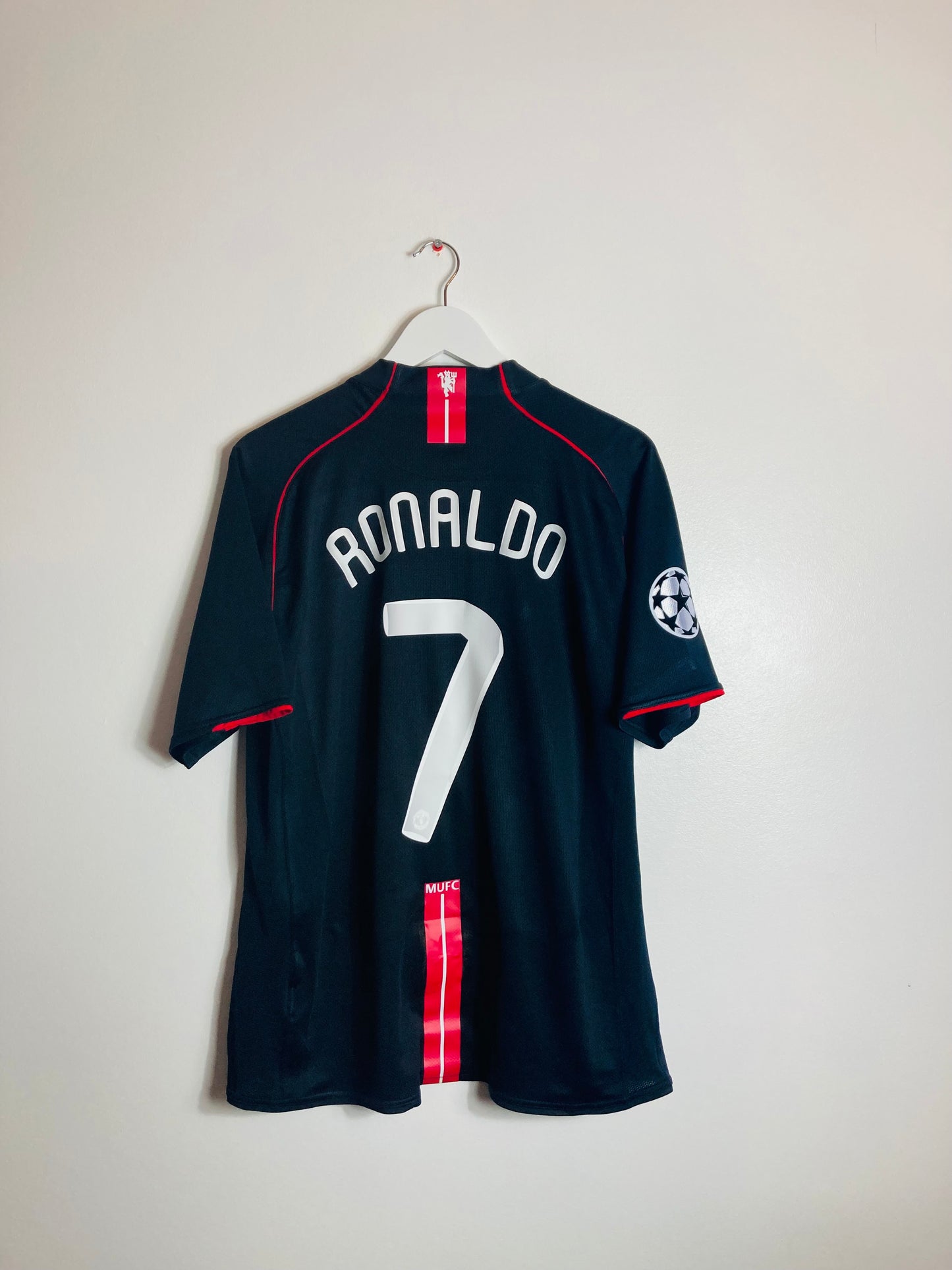 Manchester United away football shirt 2007/08 CR7 large