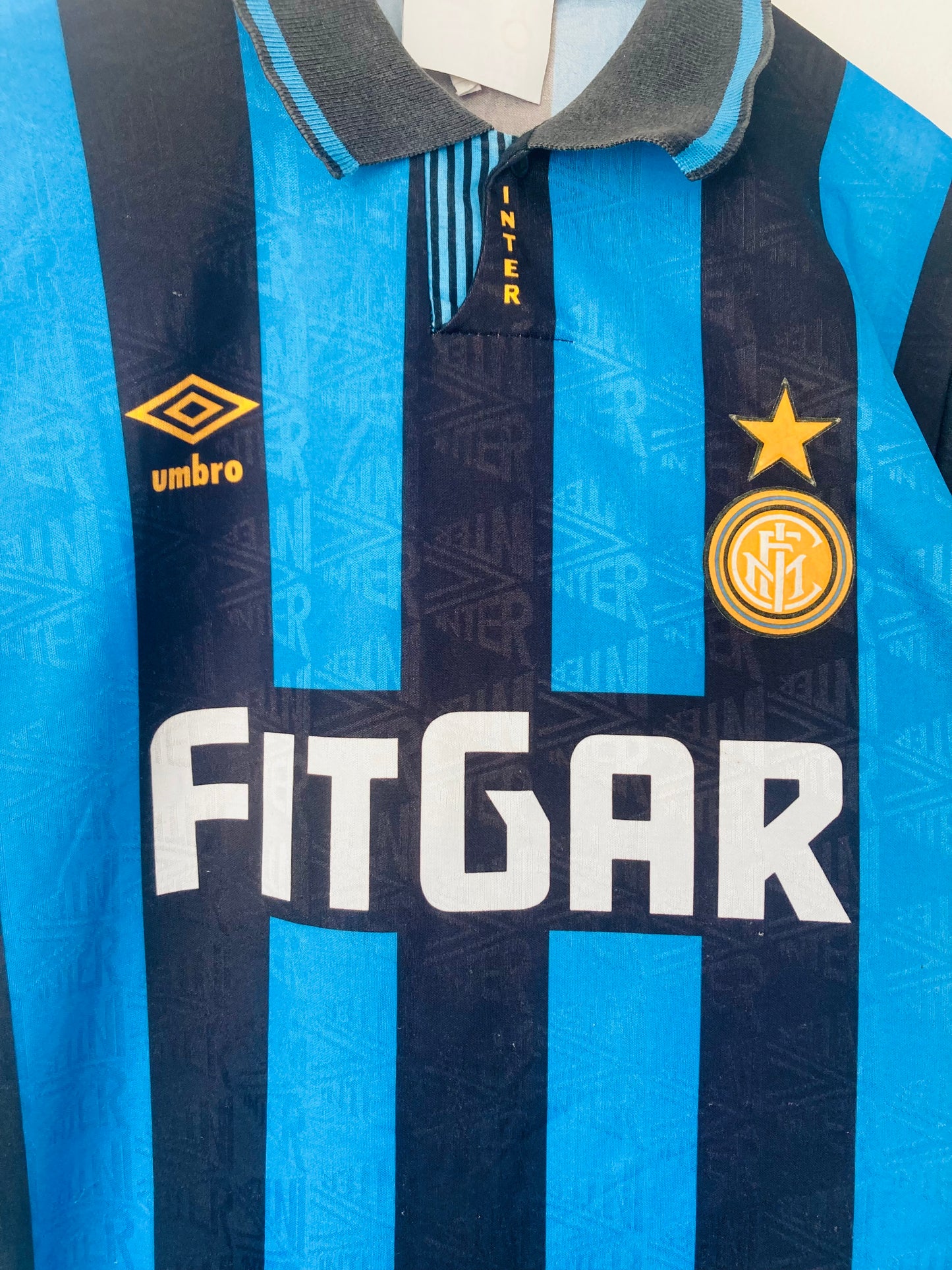 Inter Milan home football shirt 1991/92 Large