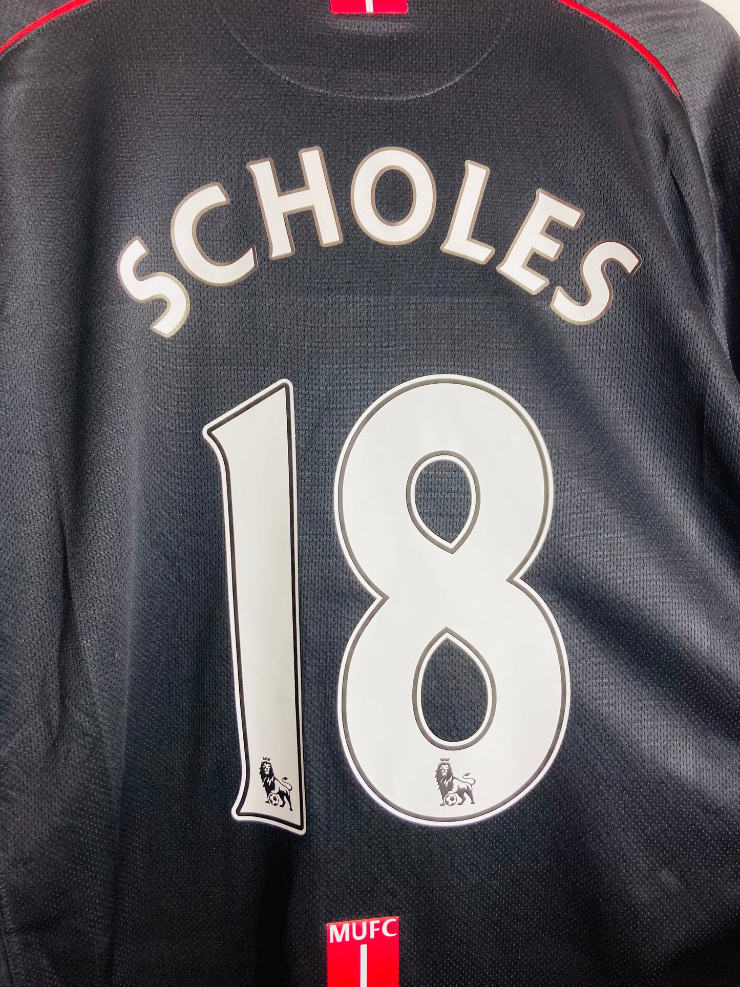 Manchester United away football shirt
2007/08 Scholes XXL