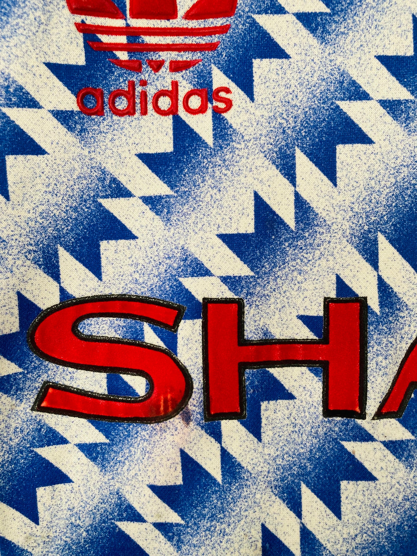 Manchester United away football shirt 1990/92 Medium