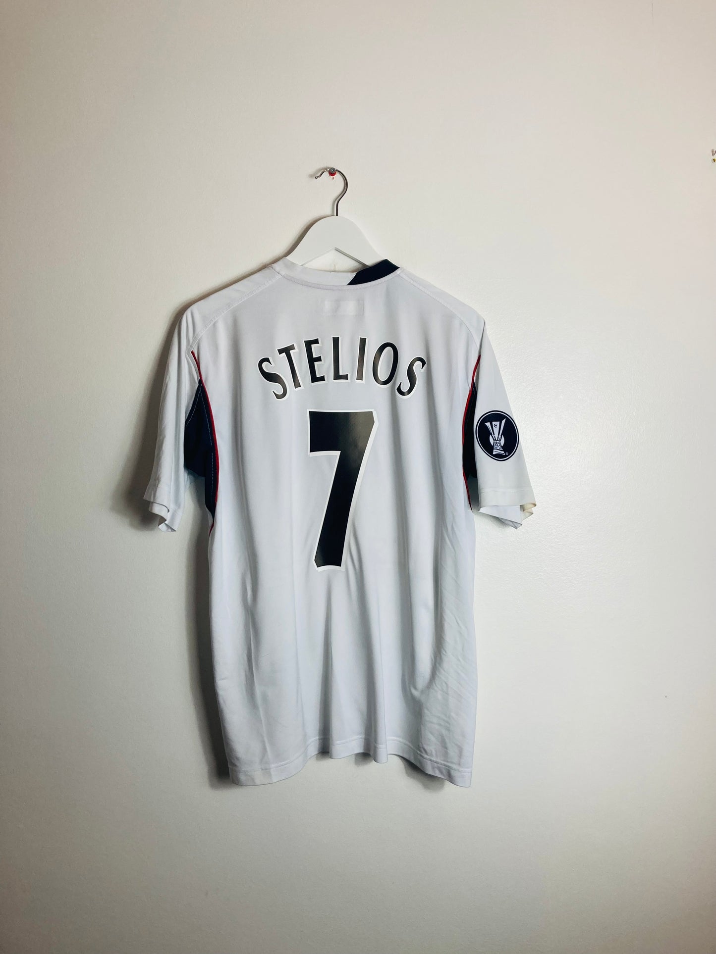 Bolton Wanderers home football shirt 2007/08 Stelios Largr