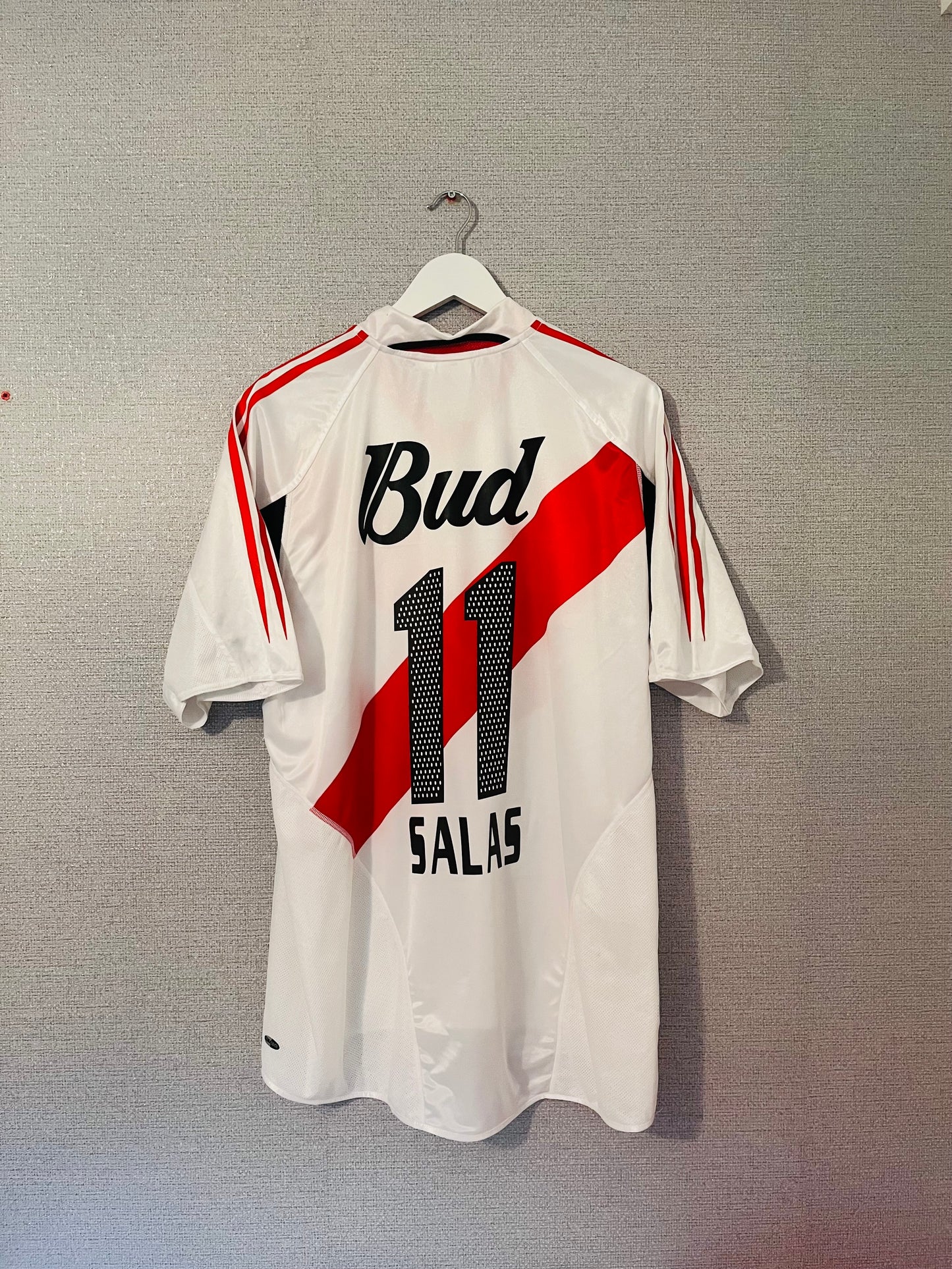 River Plate home football shirt 2004/05 Salas XL