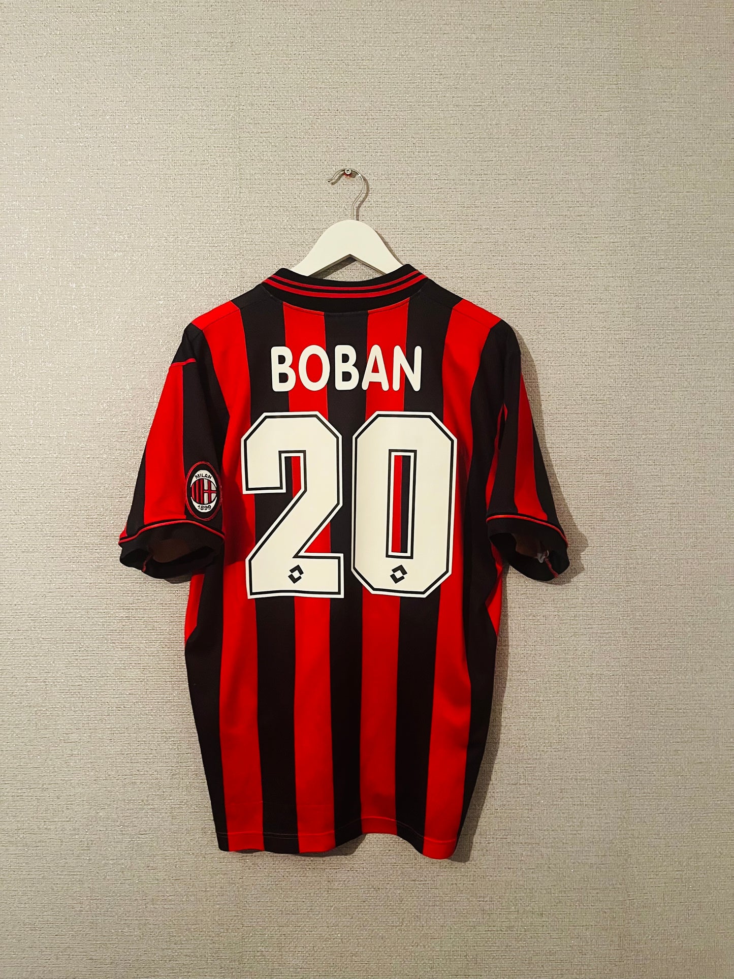 AC Milan home football shirt 1996/97 Boban Large