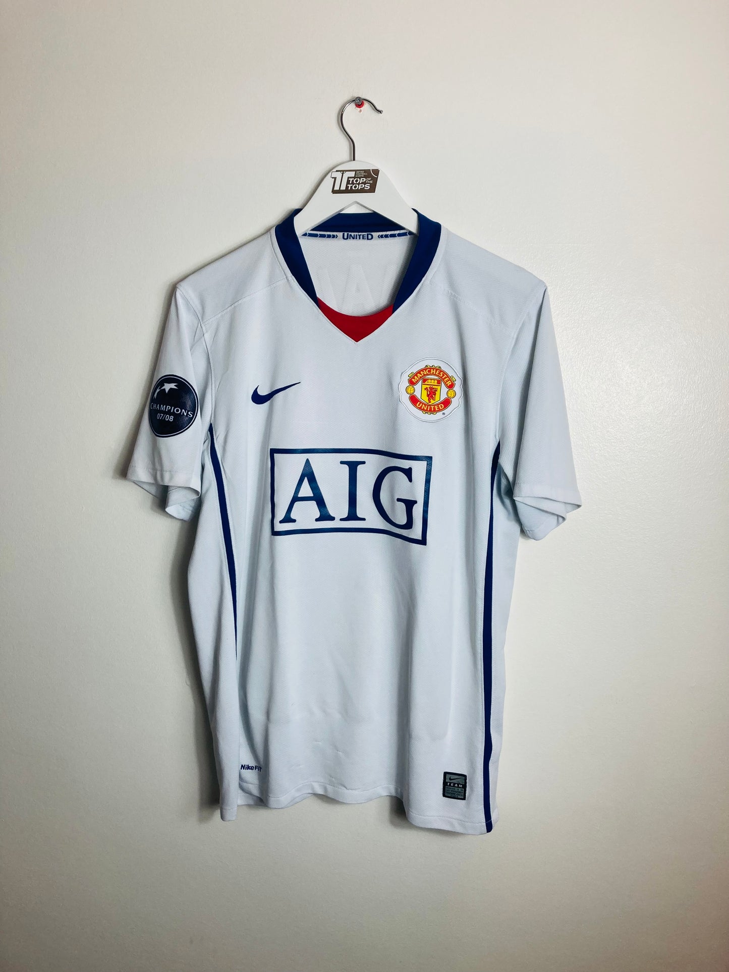 Manchester United away football shirt 2008/09 CR7 medium