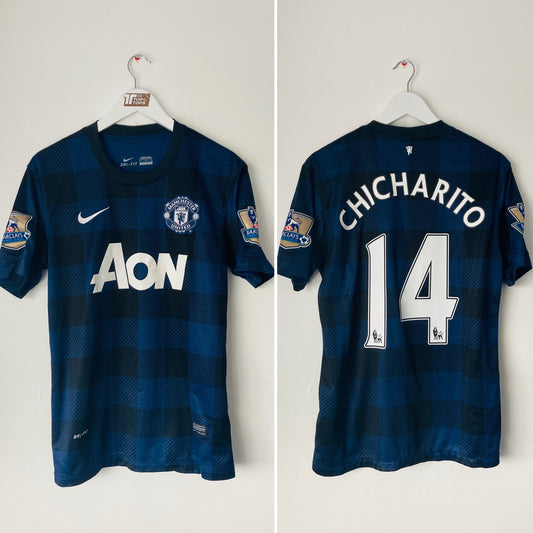 Manchester United away football shirt 2013/14 Chicharito medium