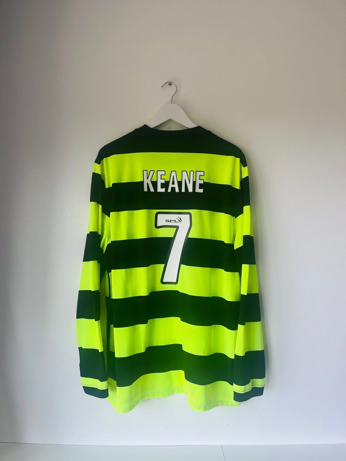 Celtic away football shirt 2009/10 Keane XXL