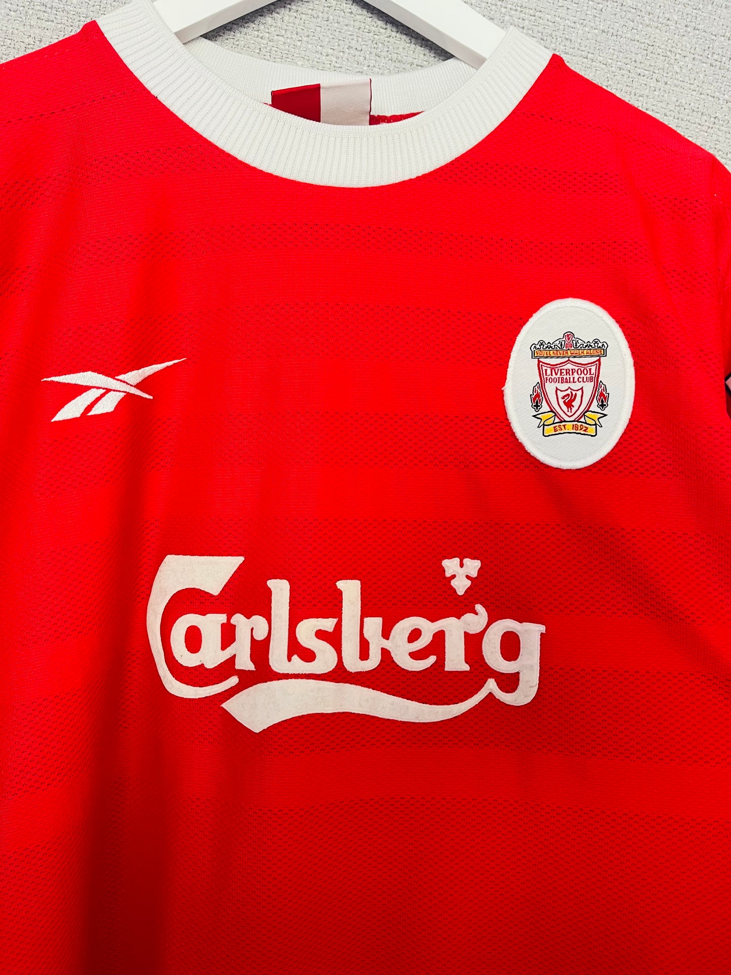 Liverpool home football shirt 1998/2000 Fowler Medium