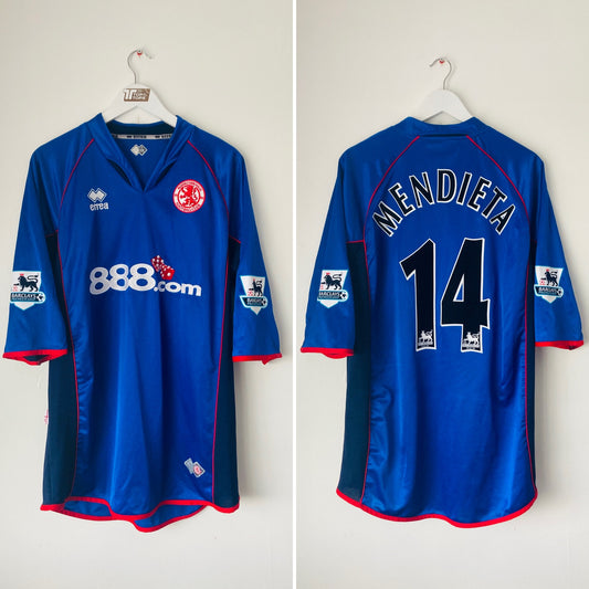 Middlesbrough away football shirt 2005/06 Mendieta XXXL