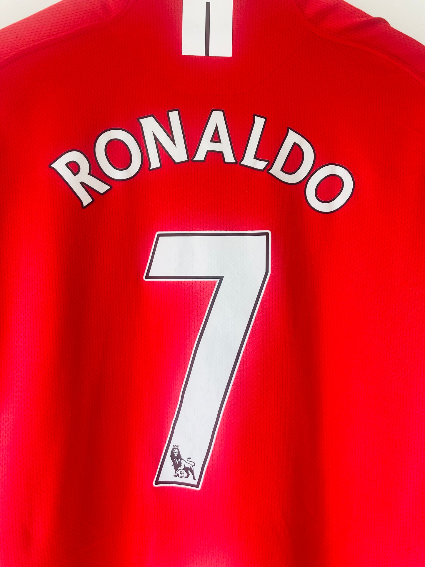 Manchester United home football shirt 2007/08 CR7 Medium