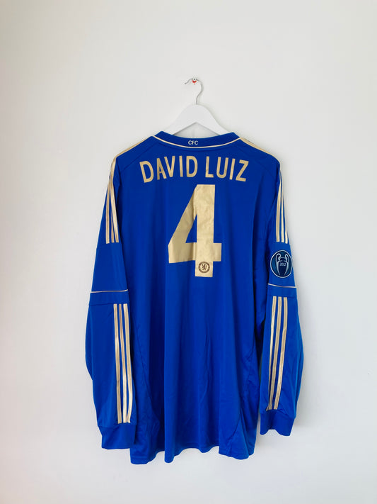 Chelsea home football shirt 2012/13 Luiz 3XL