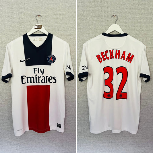 PSG away football shirt 2013/14 Beckham Medium