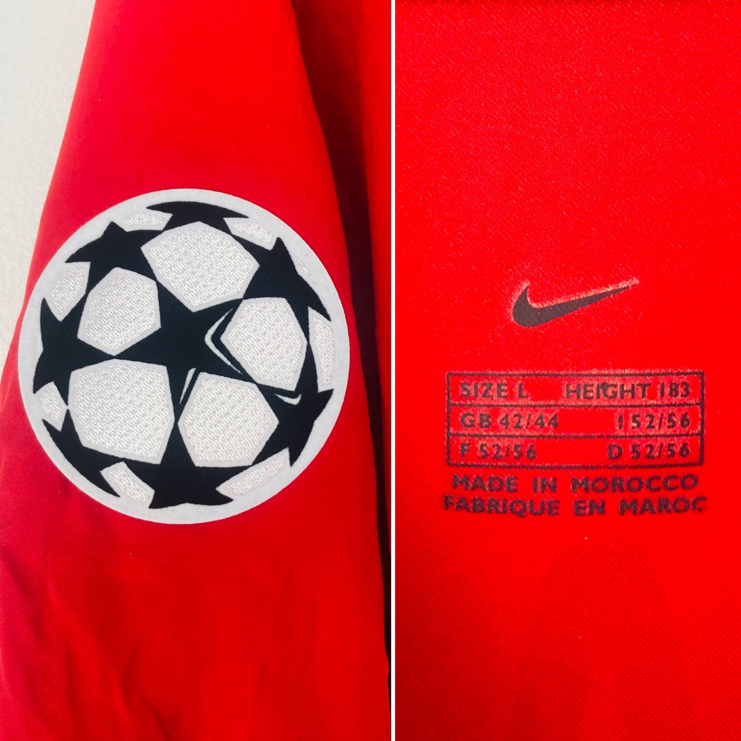 Manchester United home football shirt 2003/04 CR7 Large
