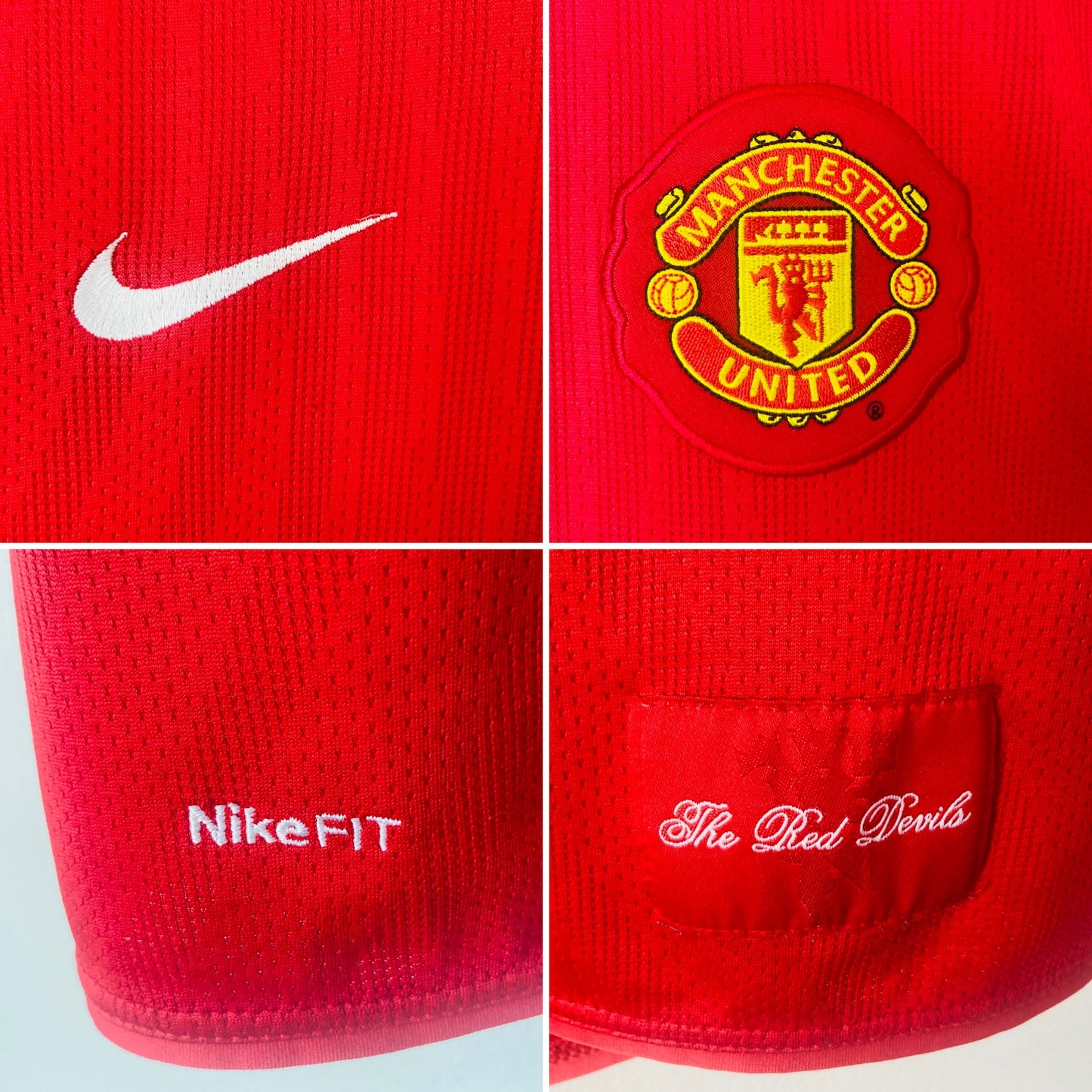 Manchester United home football shirt 2007/08 CR7 Large