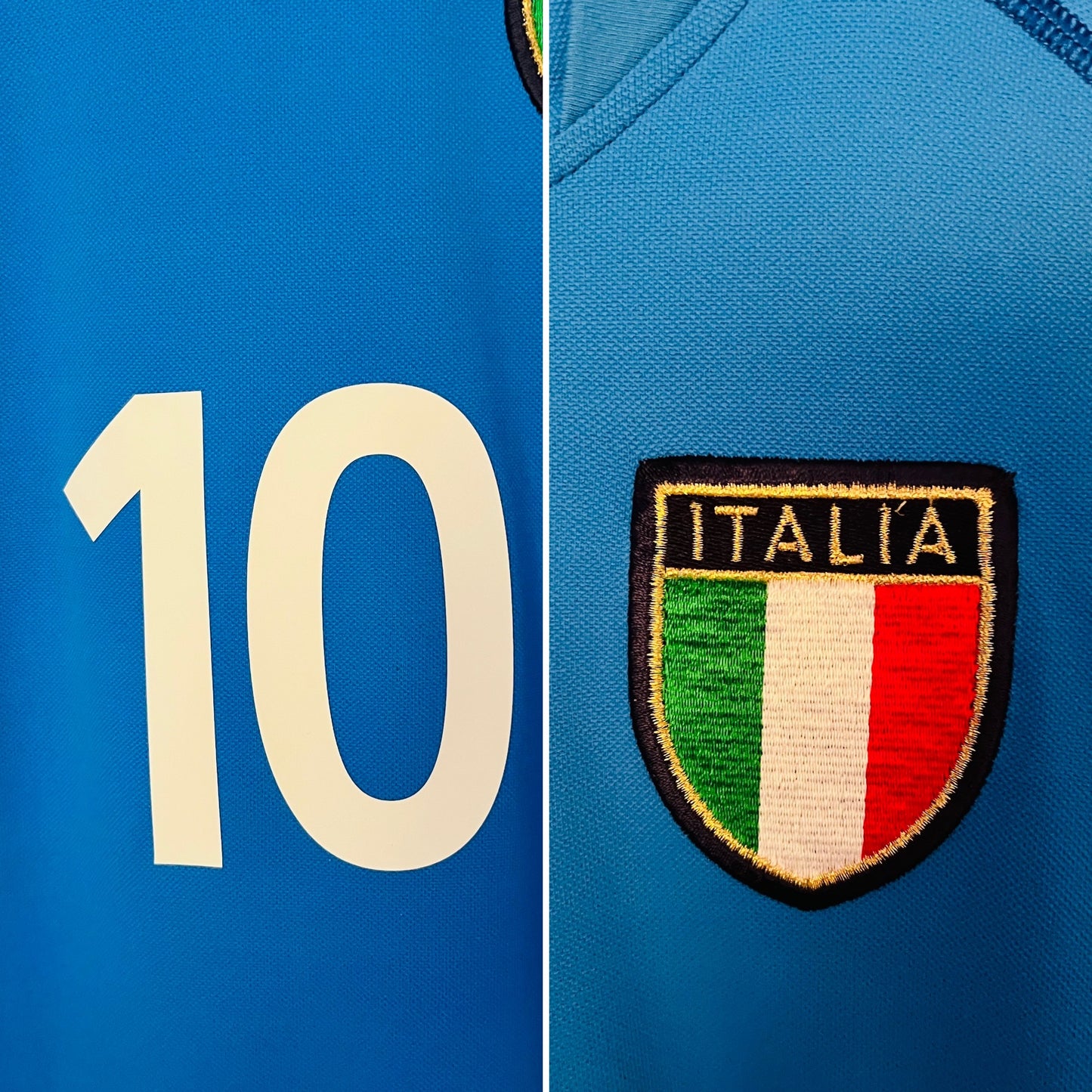 Italy home football shirt W/C 2002 Totti Large
