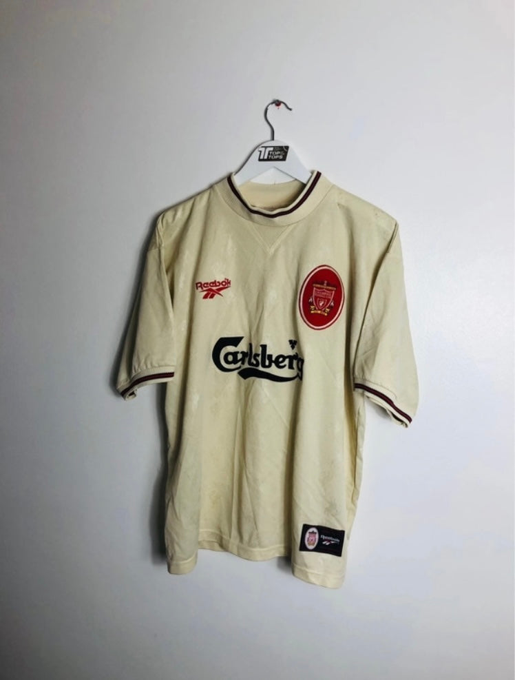 Liverpool away football shirt 1996/97 Large