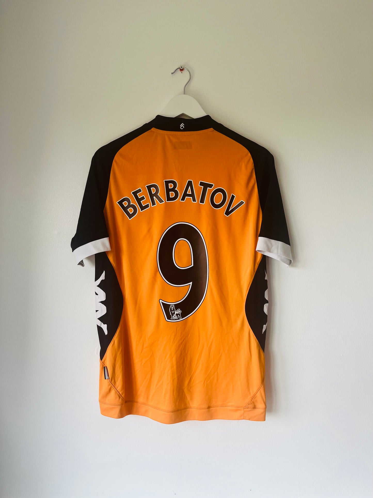 Fulham away football shirt 2012/13 Berbatov Medium