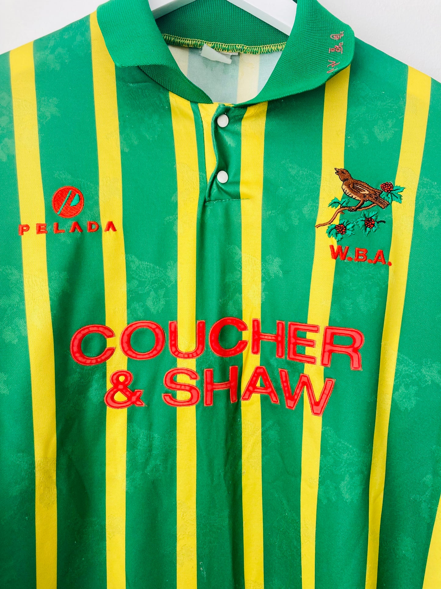West Bromwich Albion WBA away football shirt 1993/94 Medium