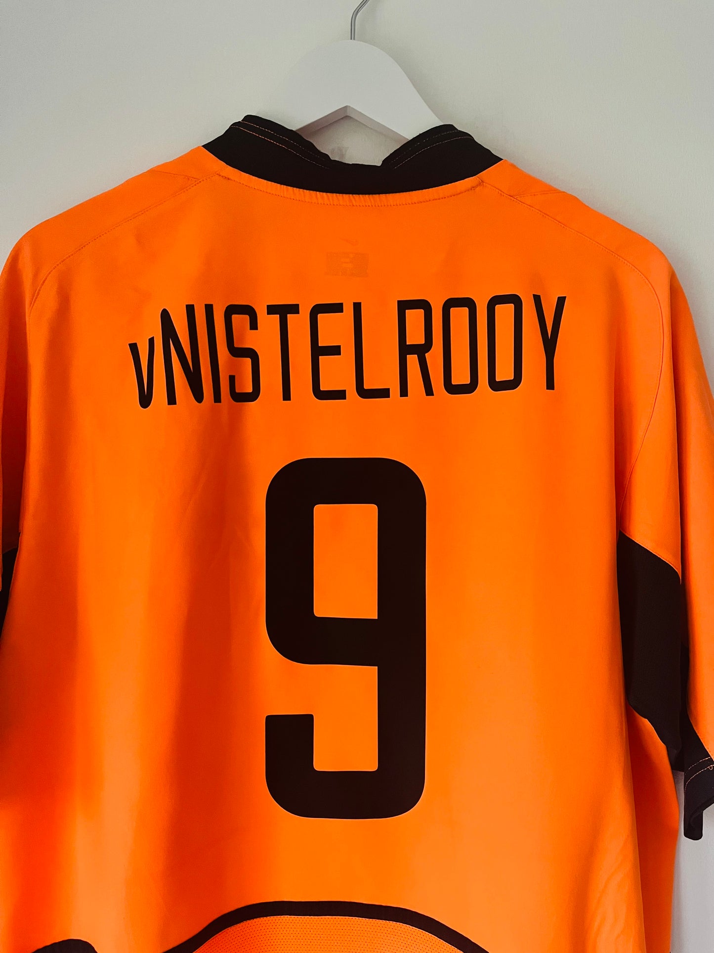 Holland Netherlands home football shirt 2002/03 Van Nistelrooy Large