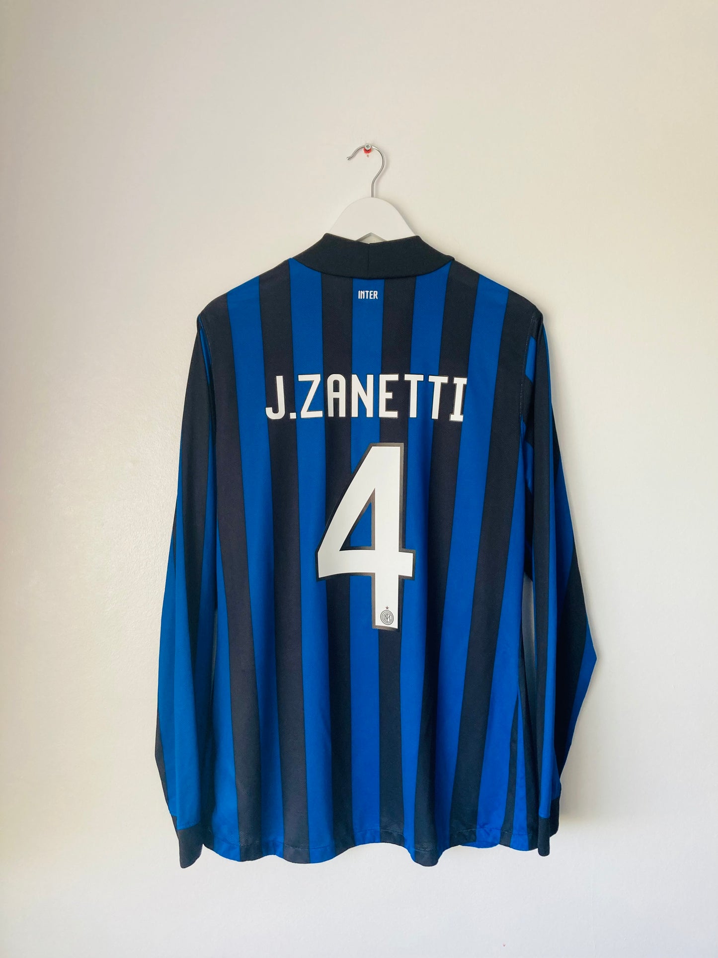 Inter Milan home football shirt (player version) 2011/12 Zanetti XL