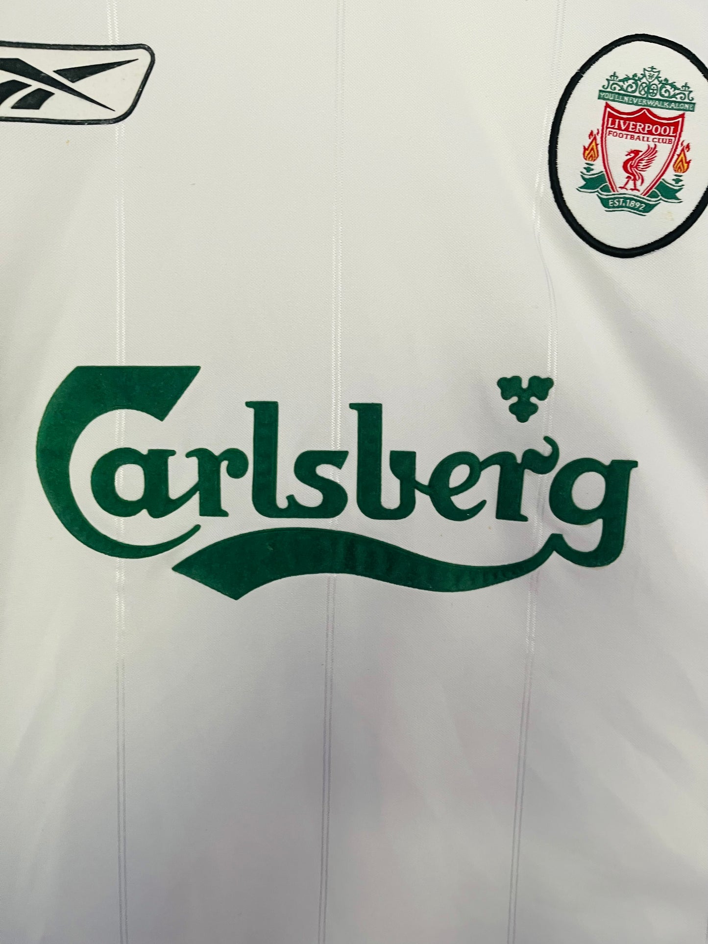 Liverpool third football shirt 2004/05 Alonso Medium