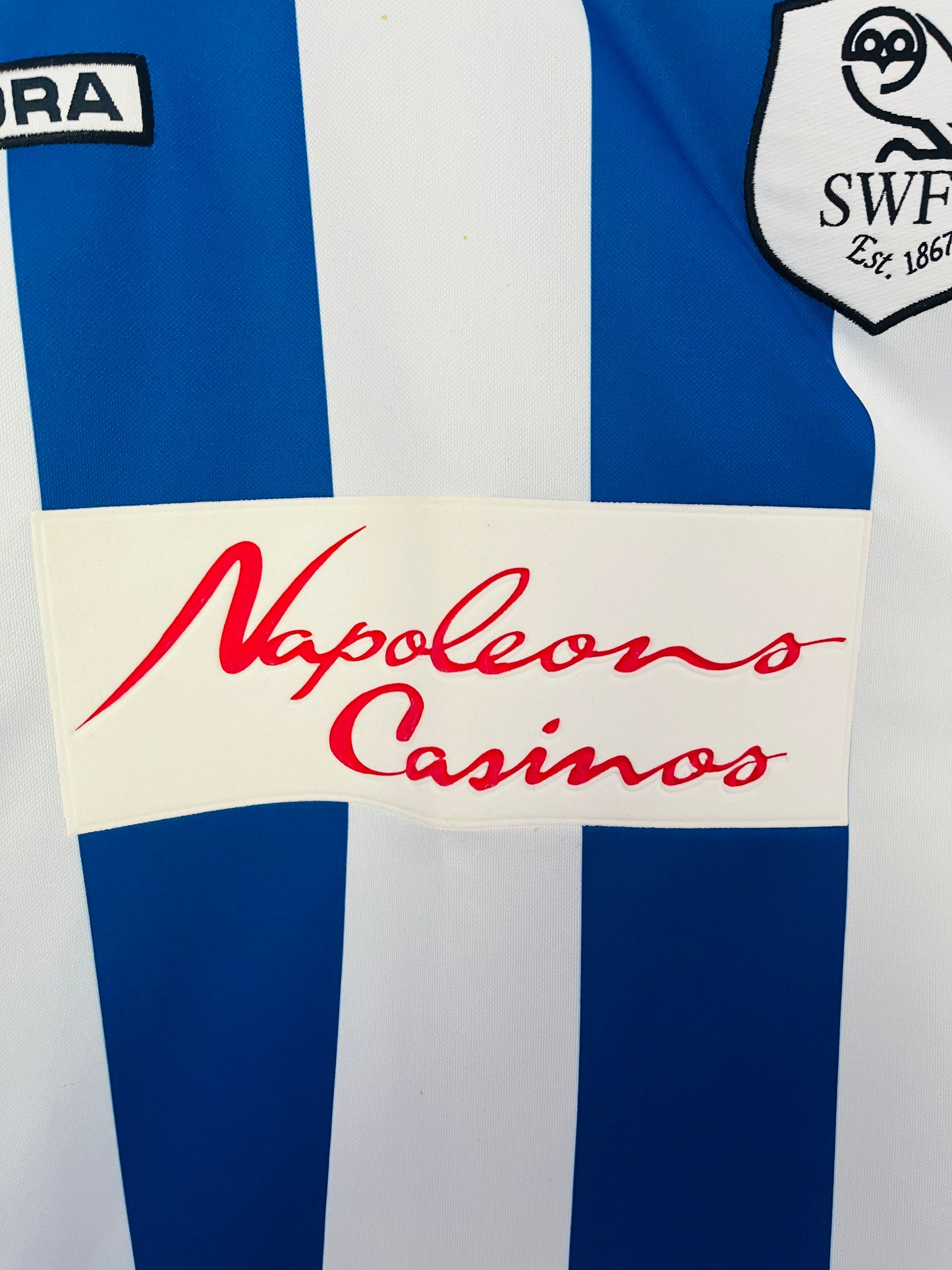 Sheffield Wednesday home football shirt 2003/05 Kuqi XXL
