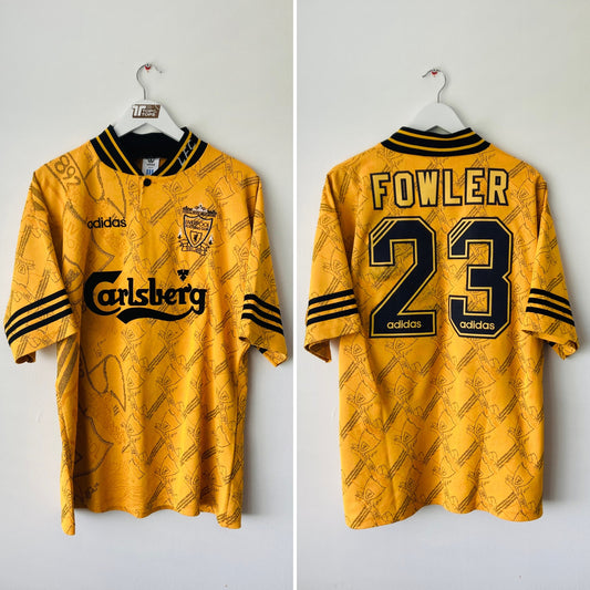 Liverpool third football shirt 1994/96 Fowler Large