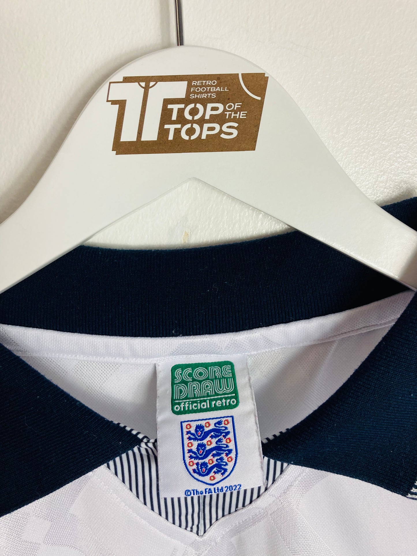 England scoredraw home football shirt