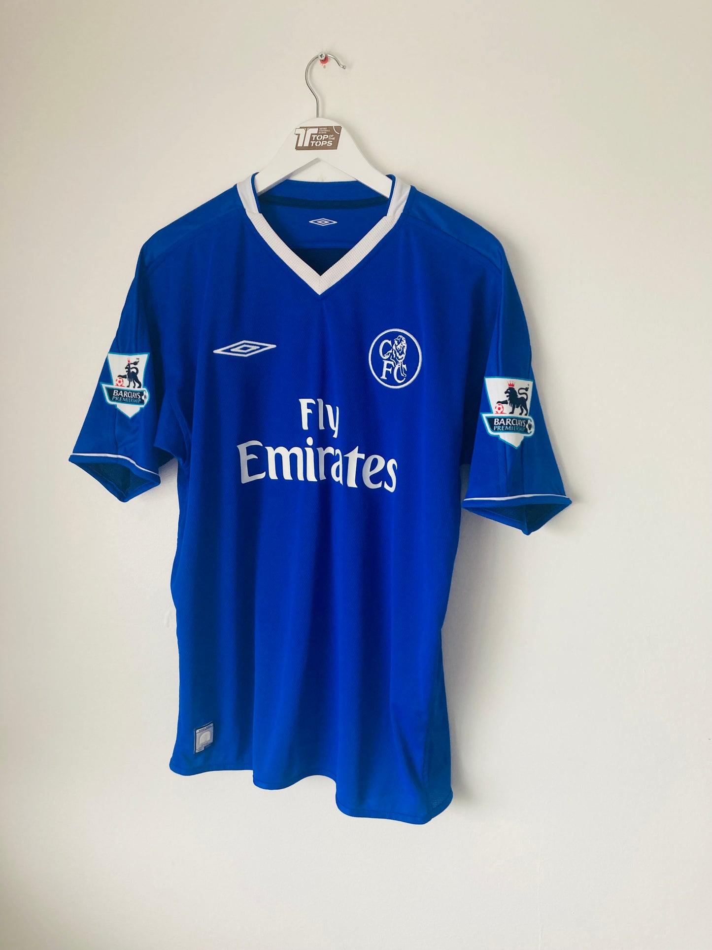 Chelsea home football shirt 2003/05 Drogba Large