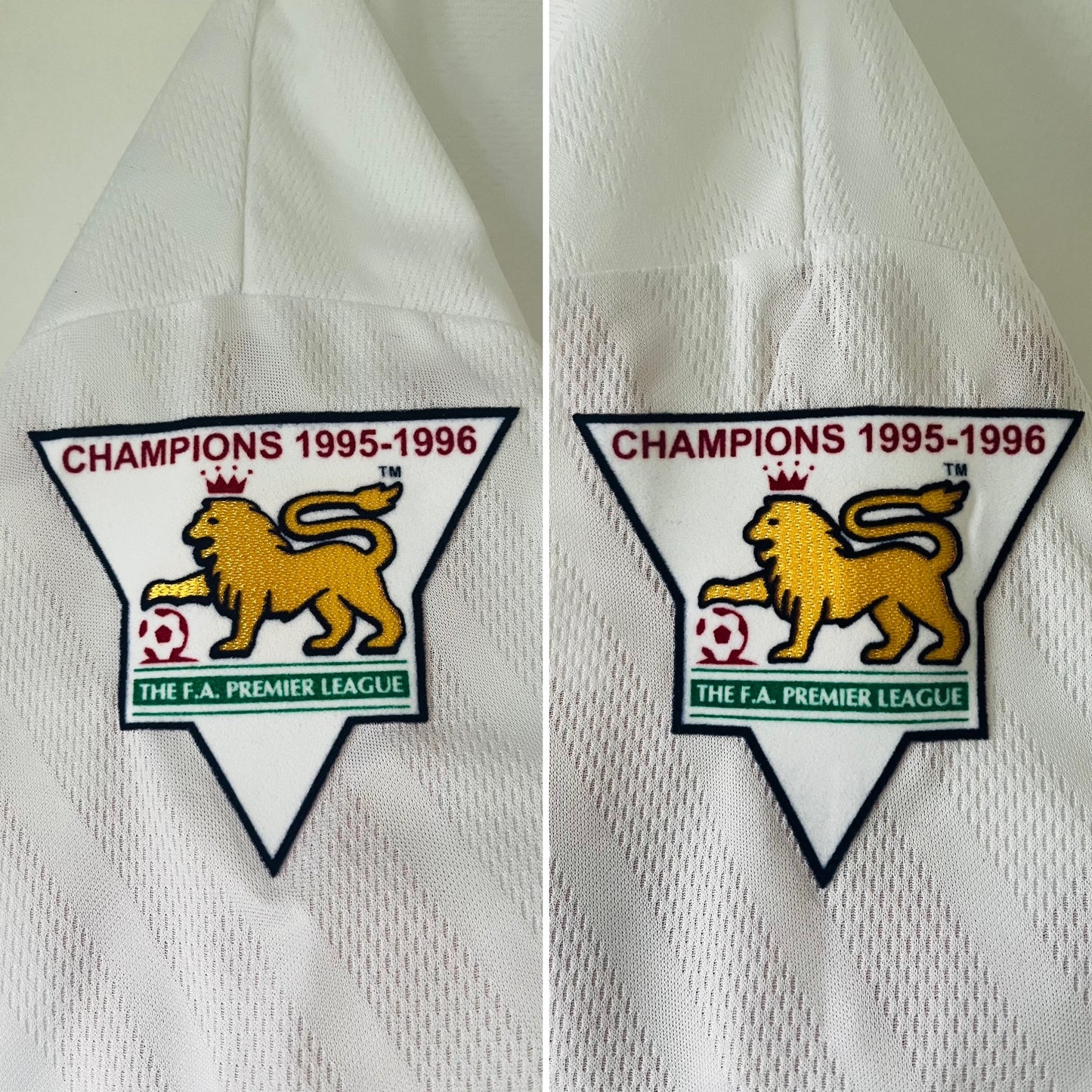 Manchester United away football shirt 1996/97 Cantona XL
