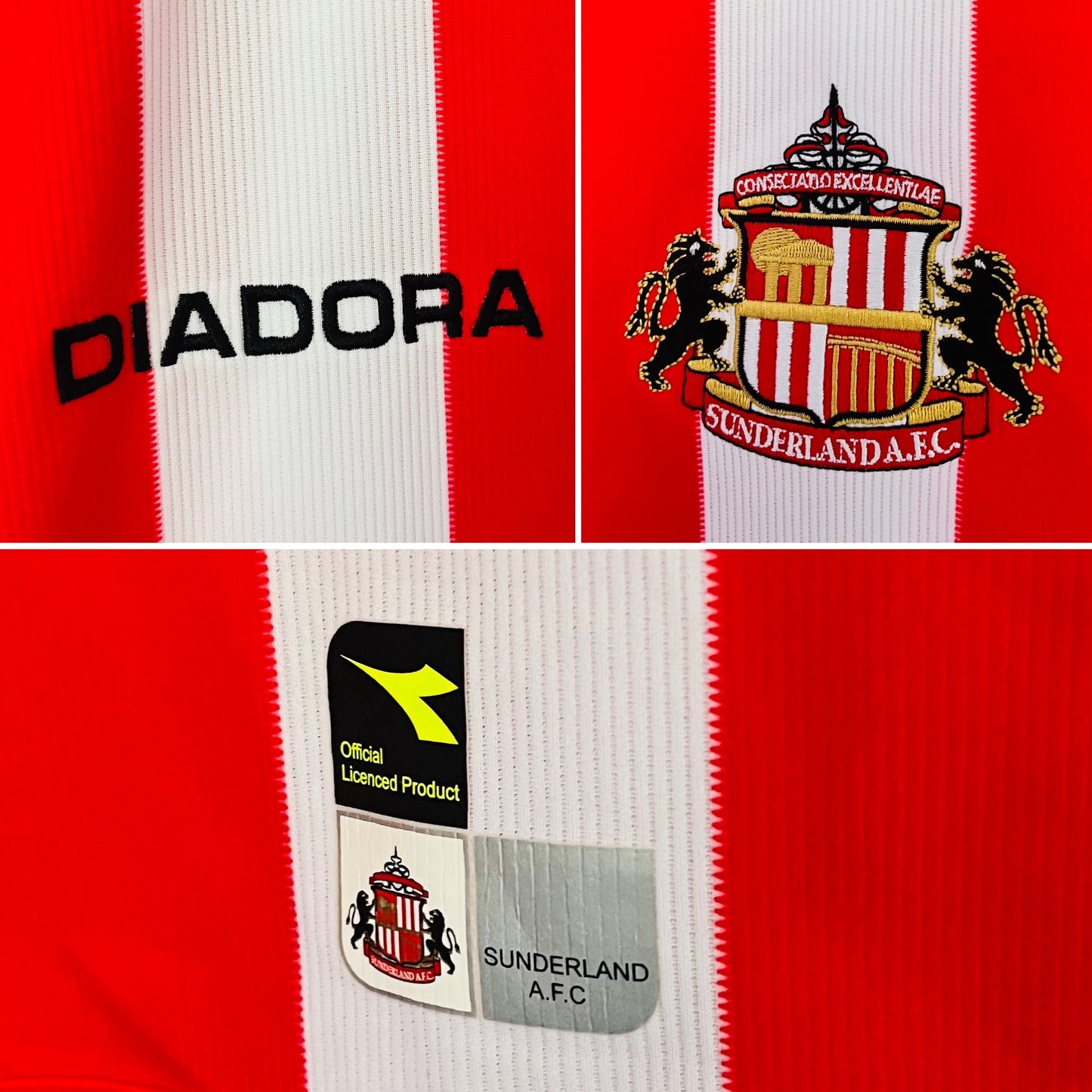 Sunderland home football shirt 2004/05 Elliot XXL