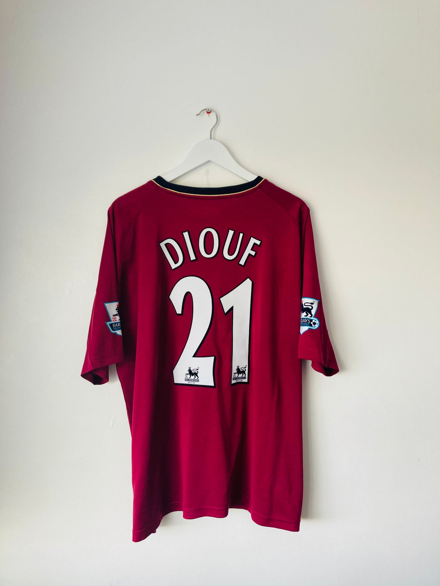 Bolton Wanderers away football shirt
2006/07 Diouf XL