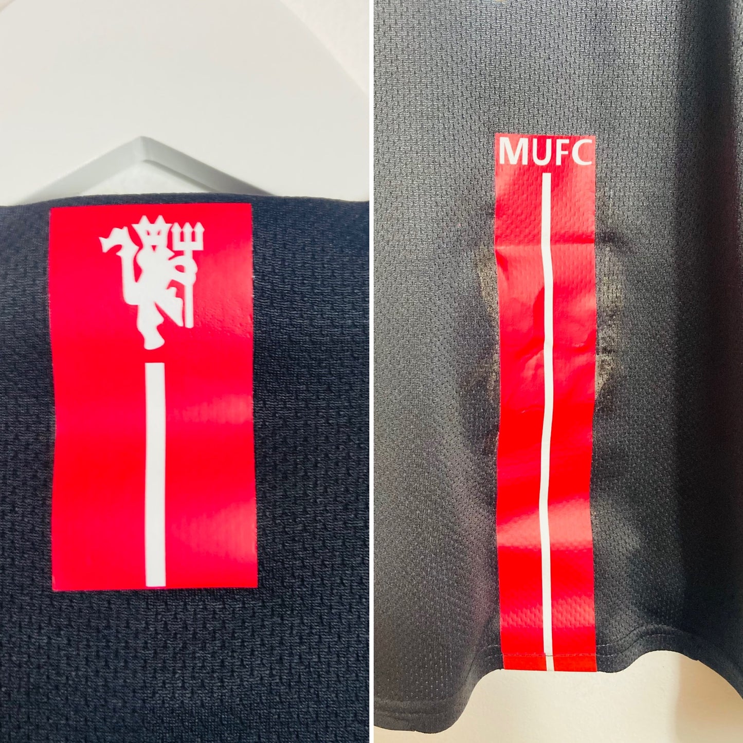 Manchester United away football shirt 2007/08 CR7 large