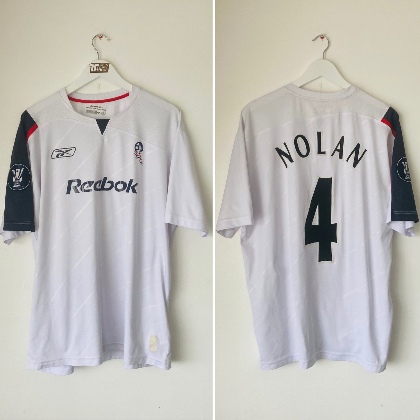 Bolton Wanderers home football shirt
2007/08 Nolan XL