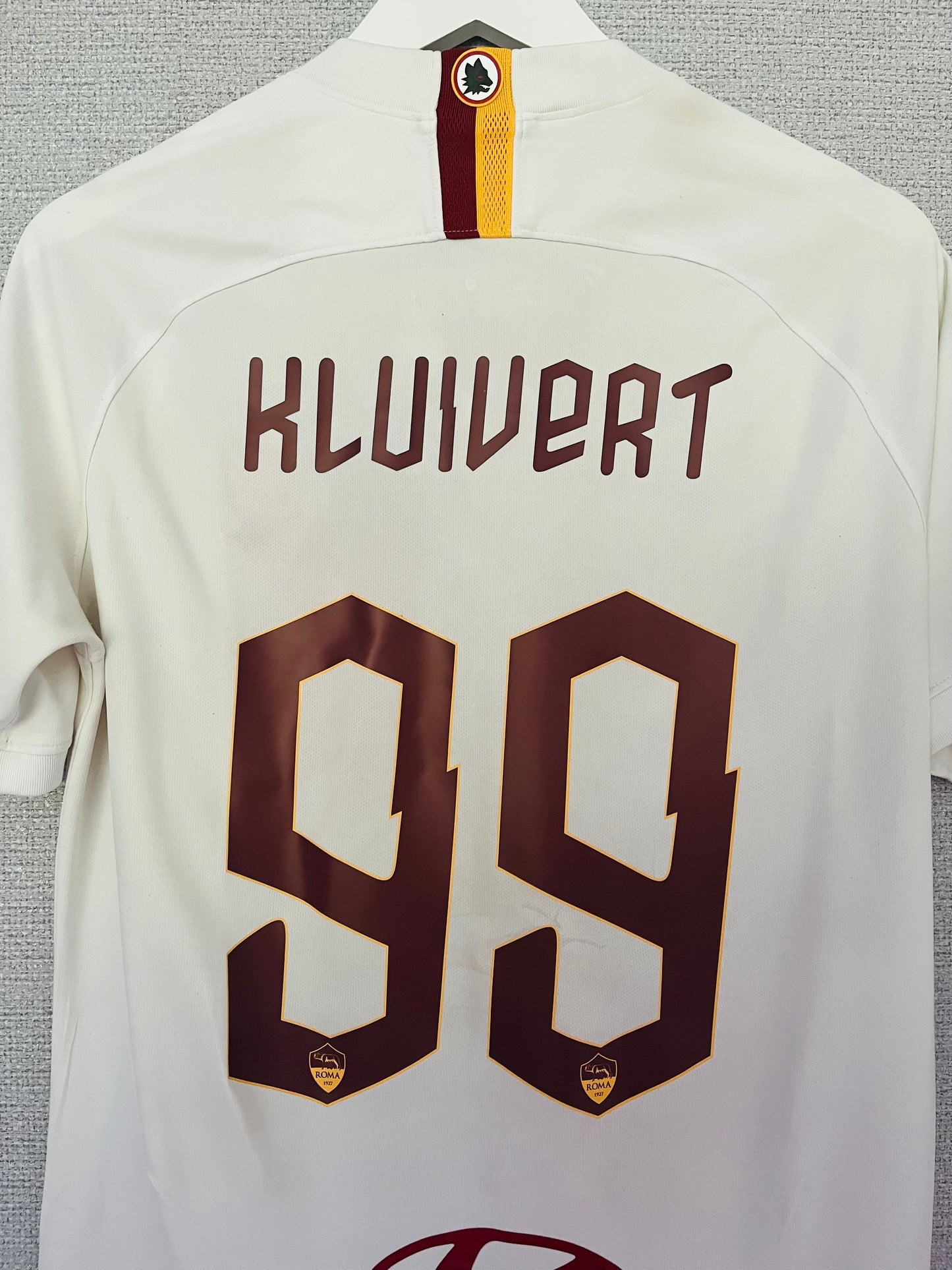 Roma away football shirt 2019/20 Kluivert Medium