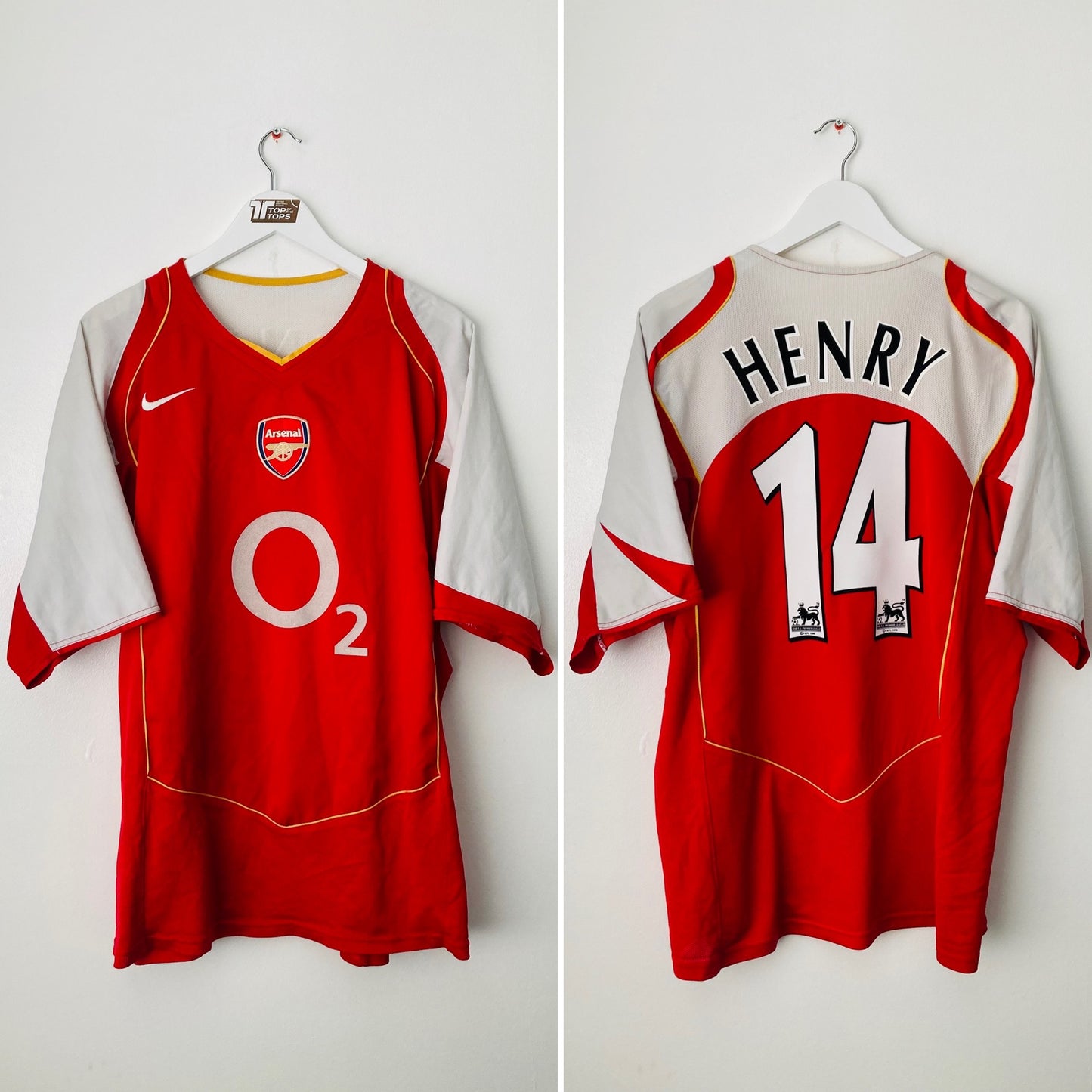 Arsenal home football shirt 2004/05 Henry XL