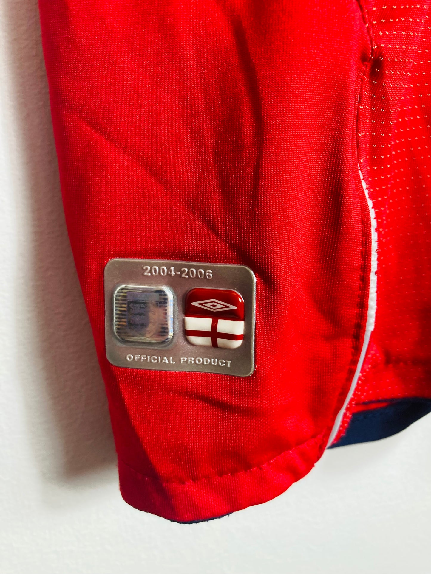 England away football shirt Euro 2004 Beckham XL