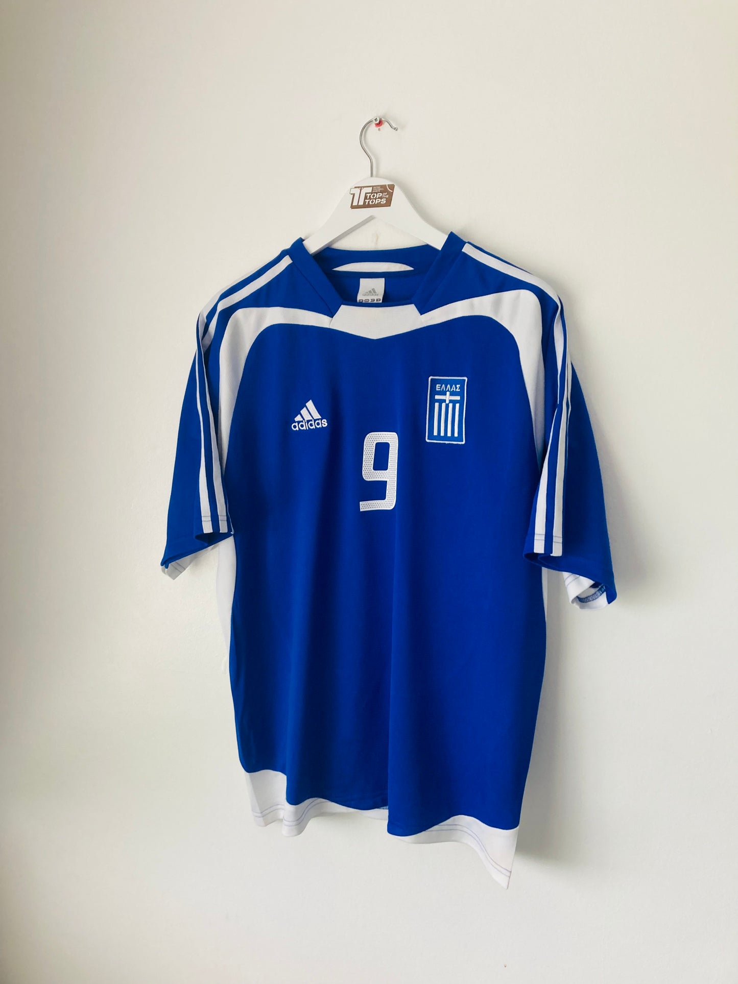 Greece home football shirt Euro 2004 Charisteas Large