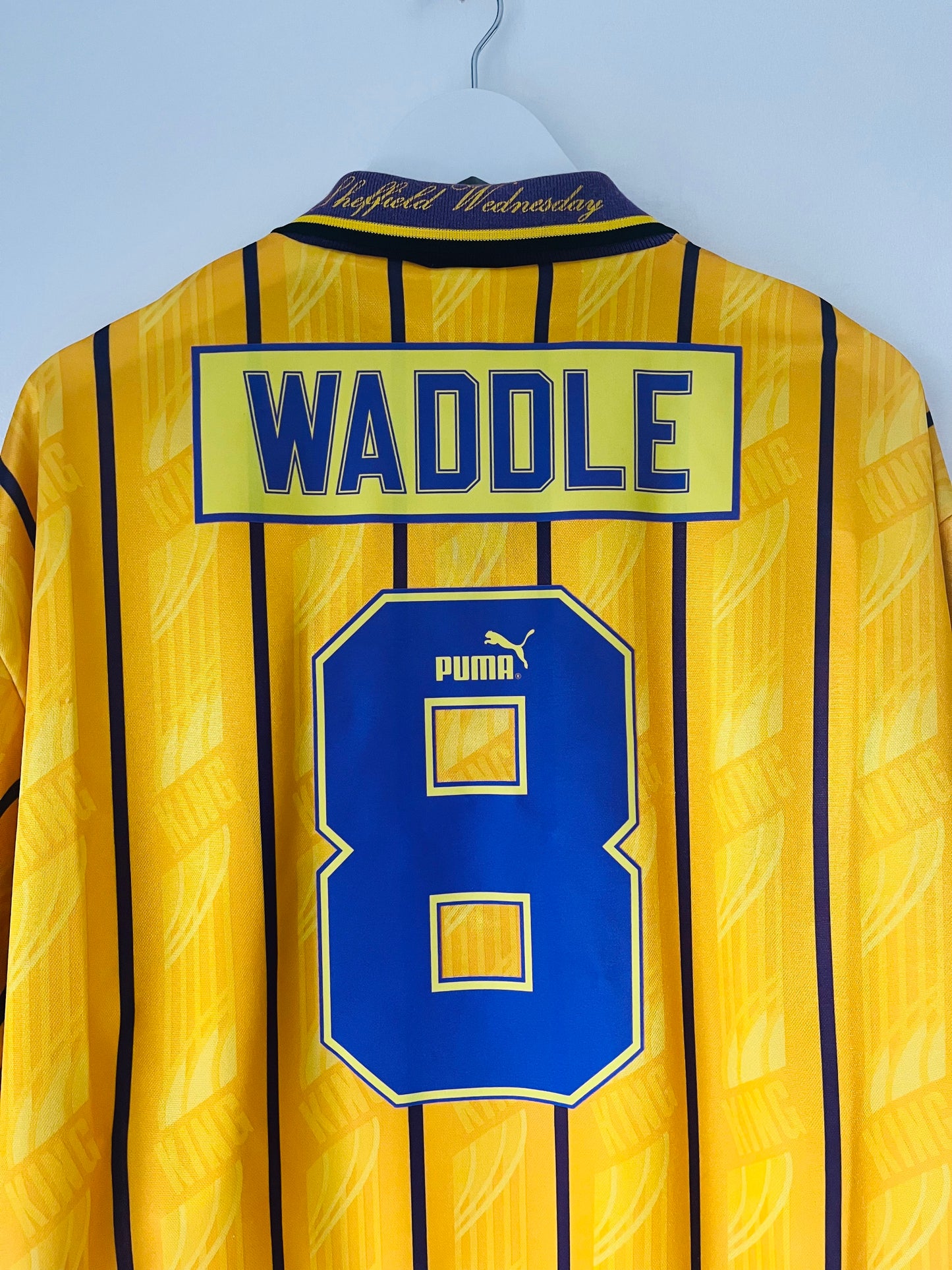 Sheffield Wednesday third football shirt 1994/95 Waddle Large